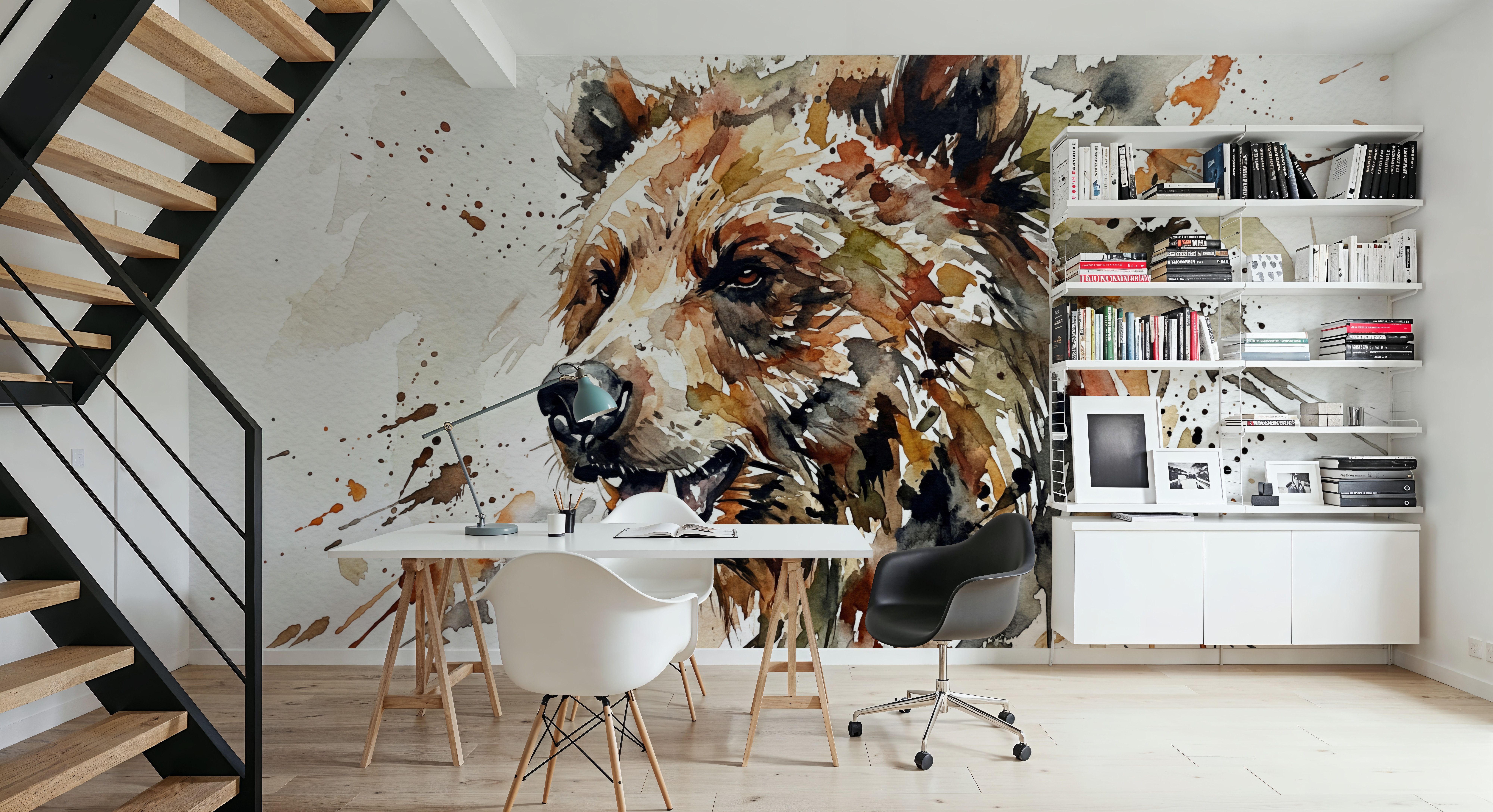 Grizzly Bear - Watercolor Predators Series