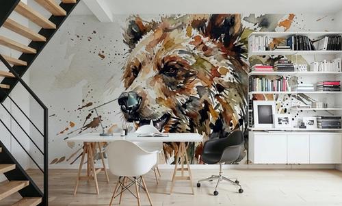 Grizzly Bear - Watercolor Predators Series