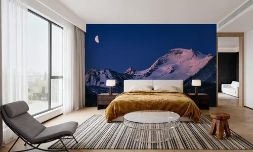 Mount Athabasca Moon