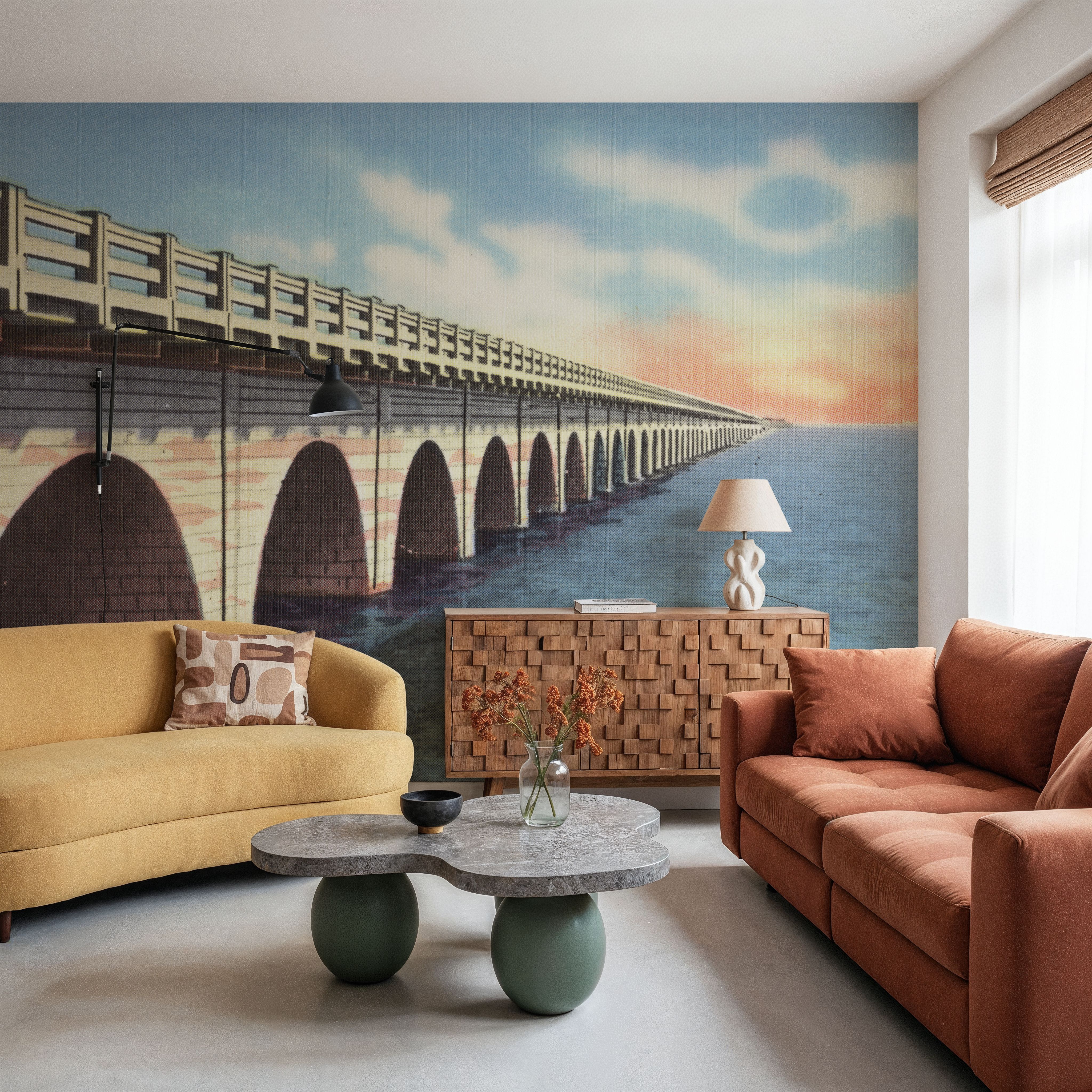 Keys Highway - Screenprint Postcard