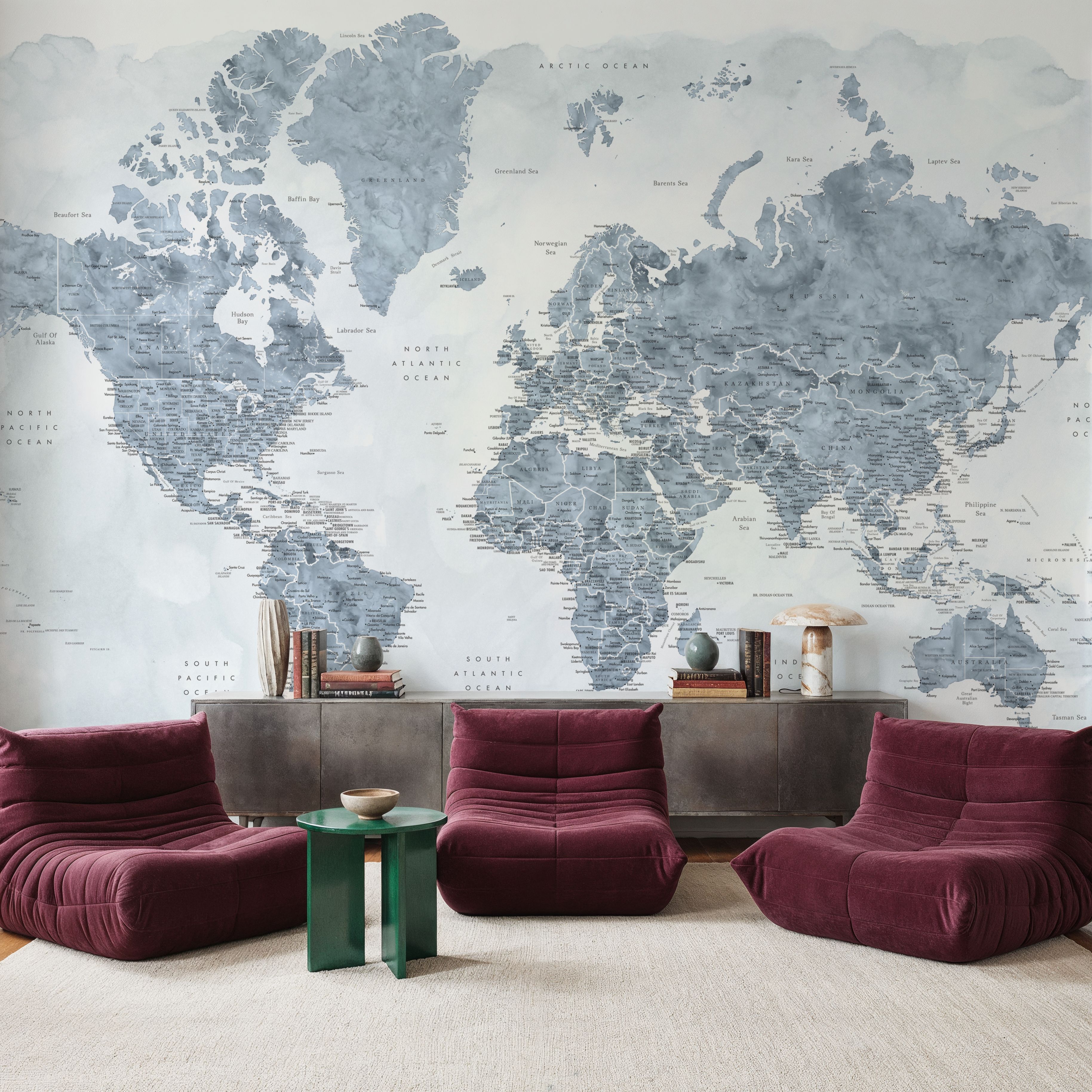 World Map Cities - Jacq