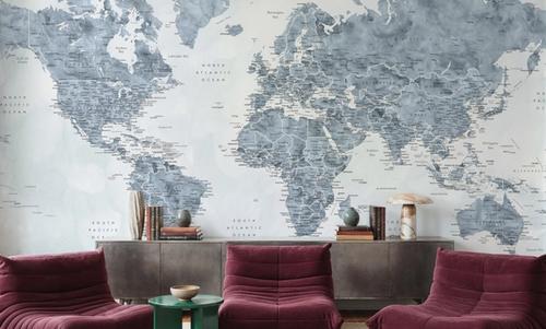 World Map Cities - Jacq