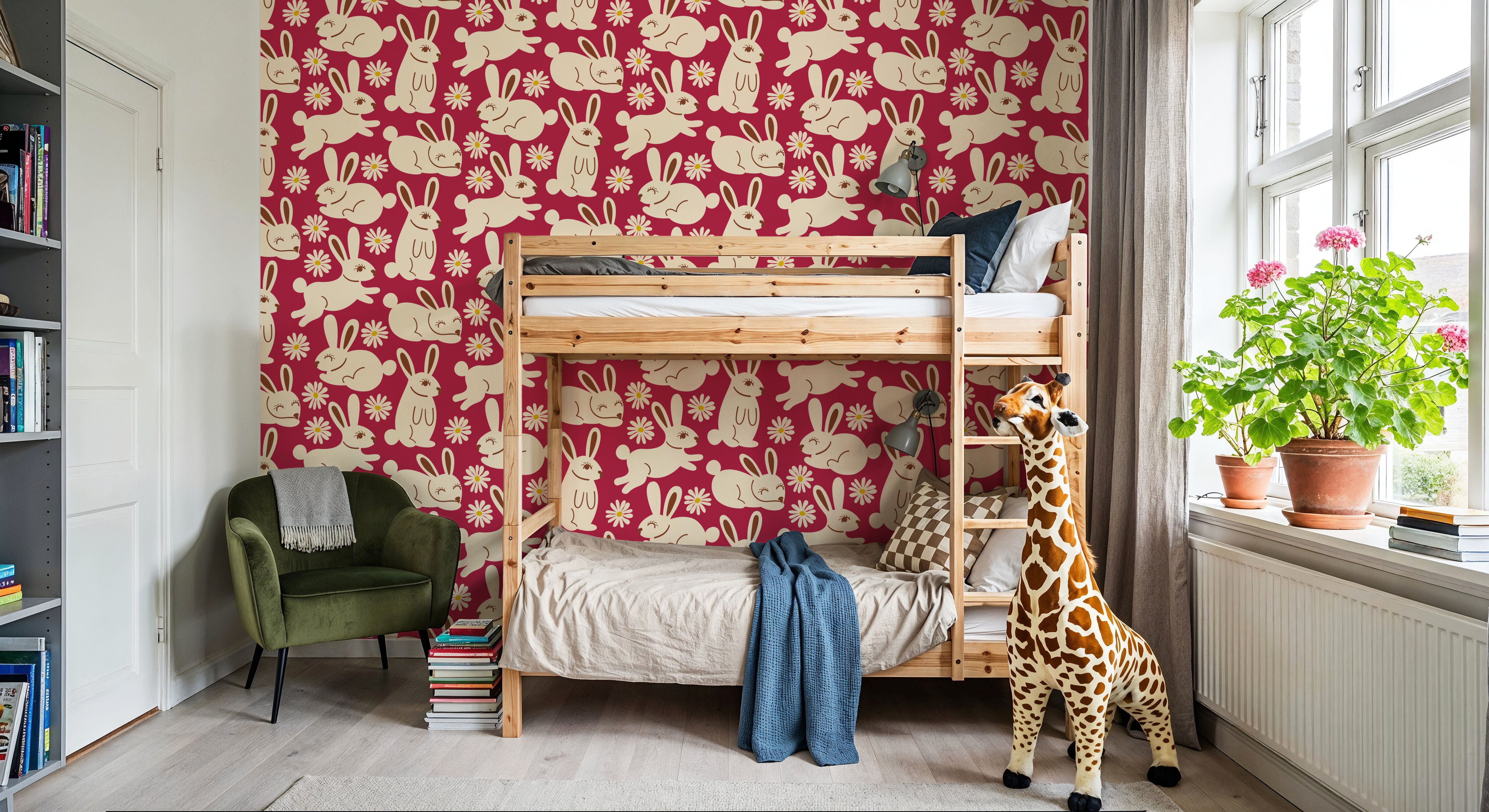 Blissful Bunnies, Fuschia