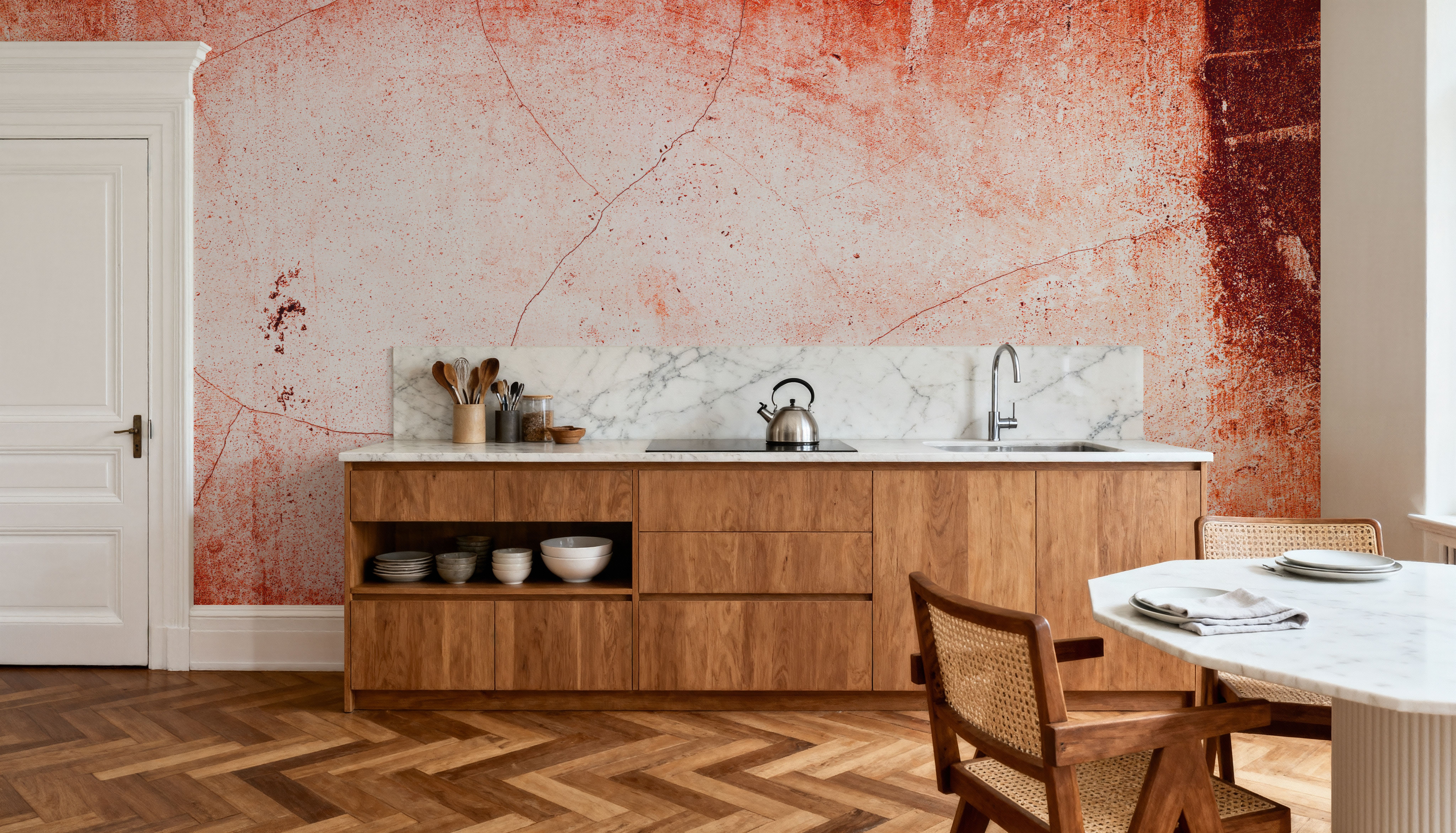 Crimson Fracture, Papier peint