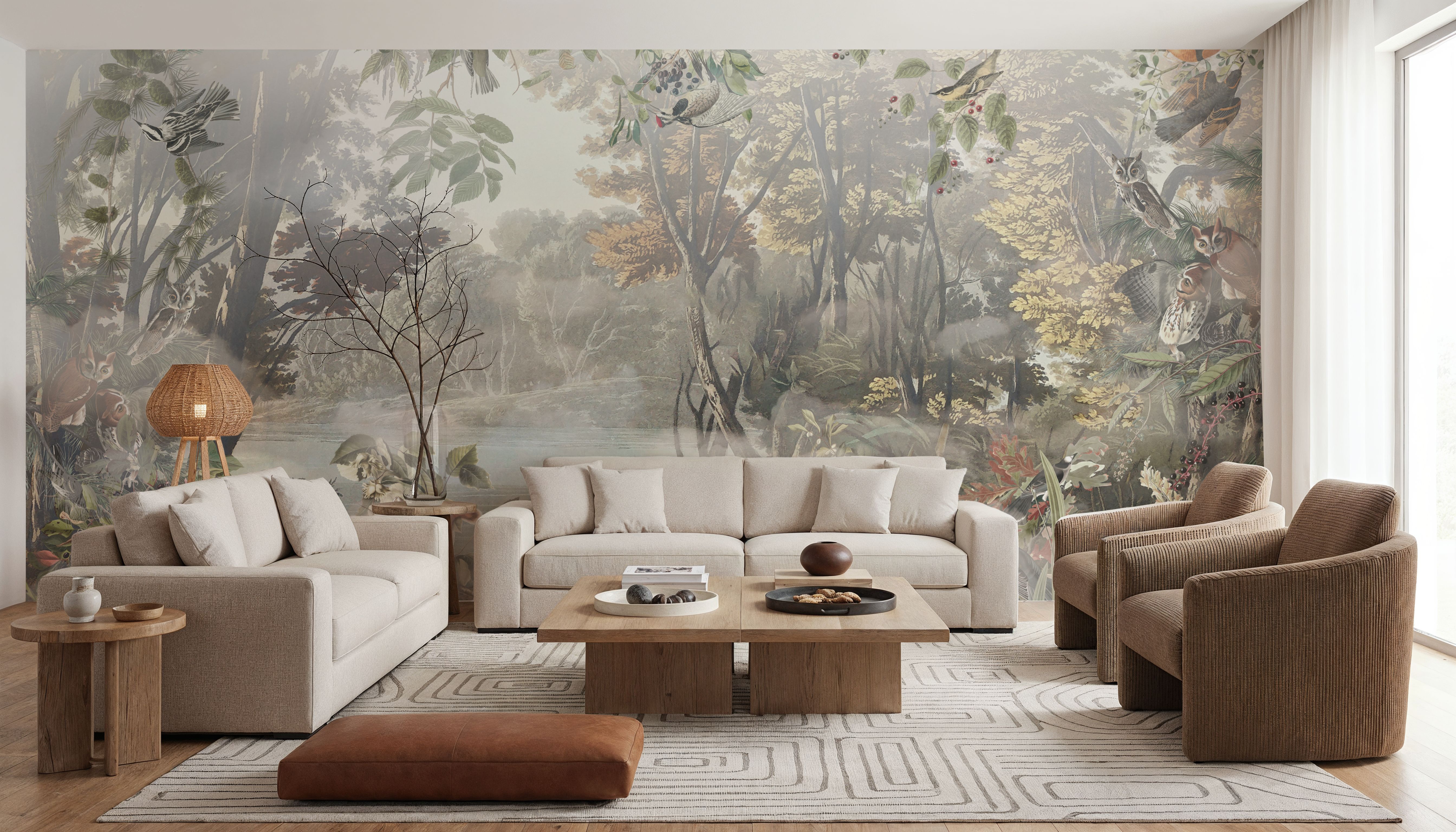 Hidden Land Scenery Collage, Neutral