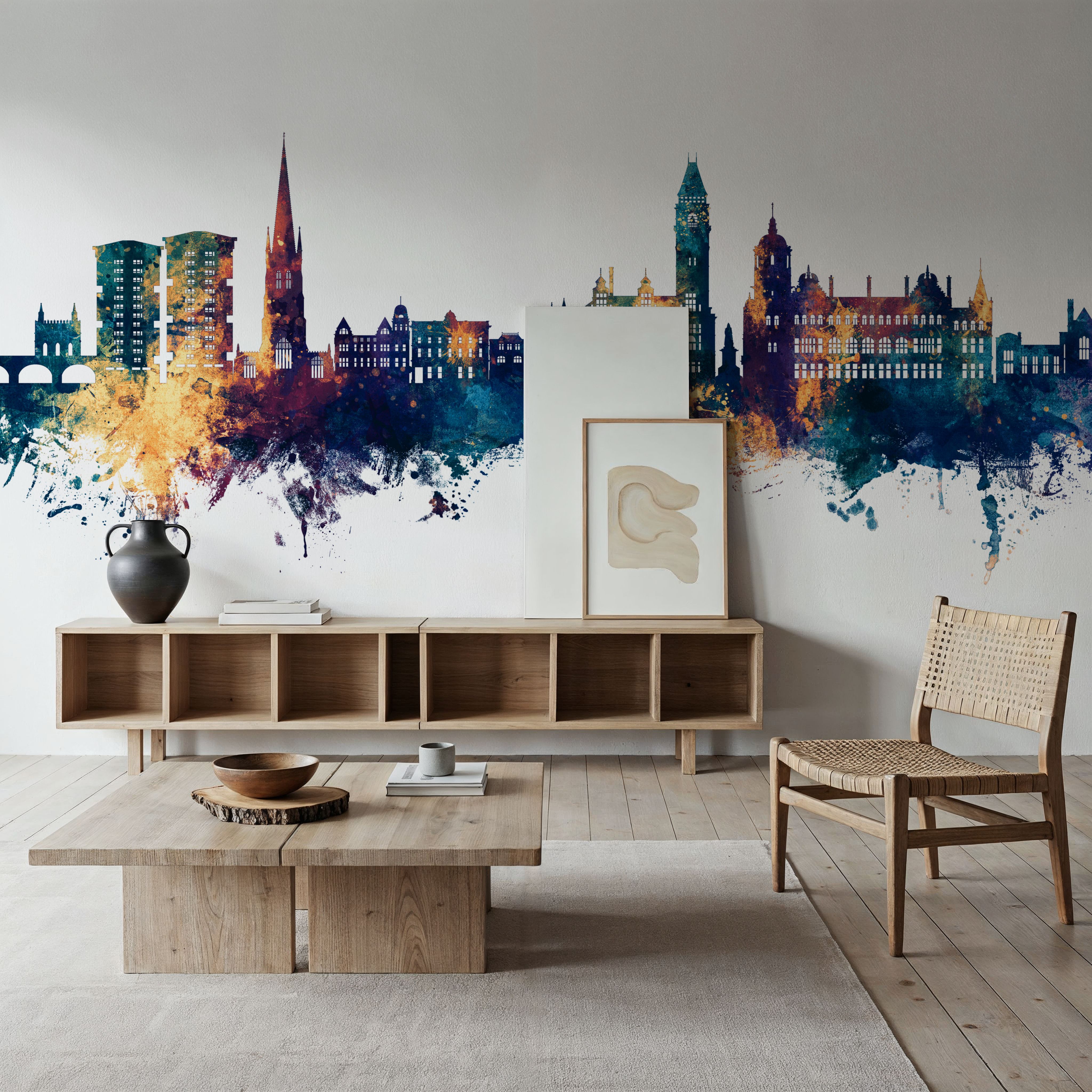 Wakefield England Skyline Blue & Bronze