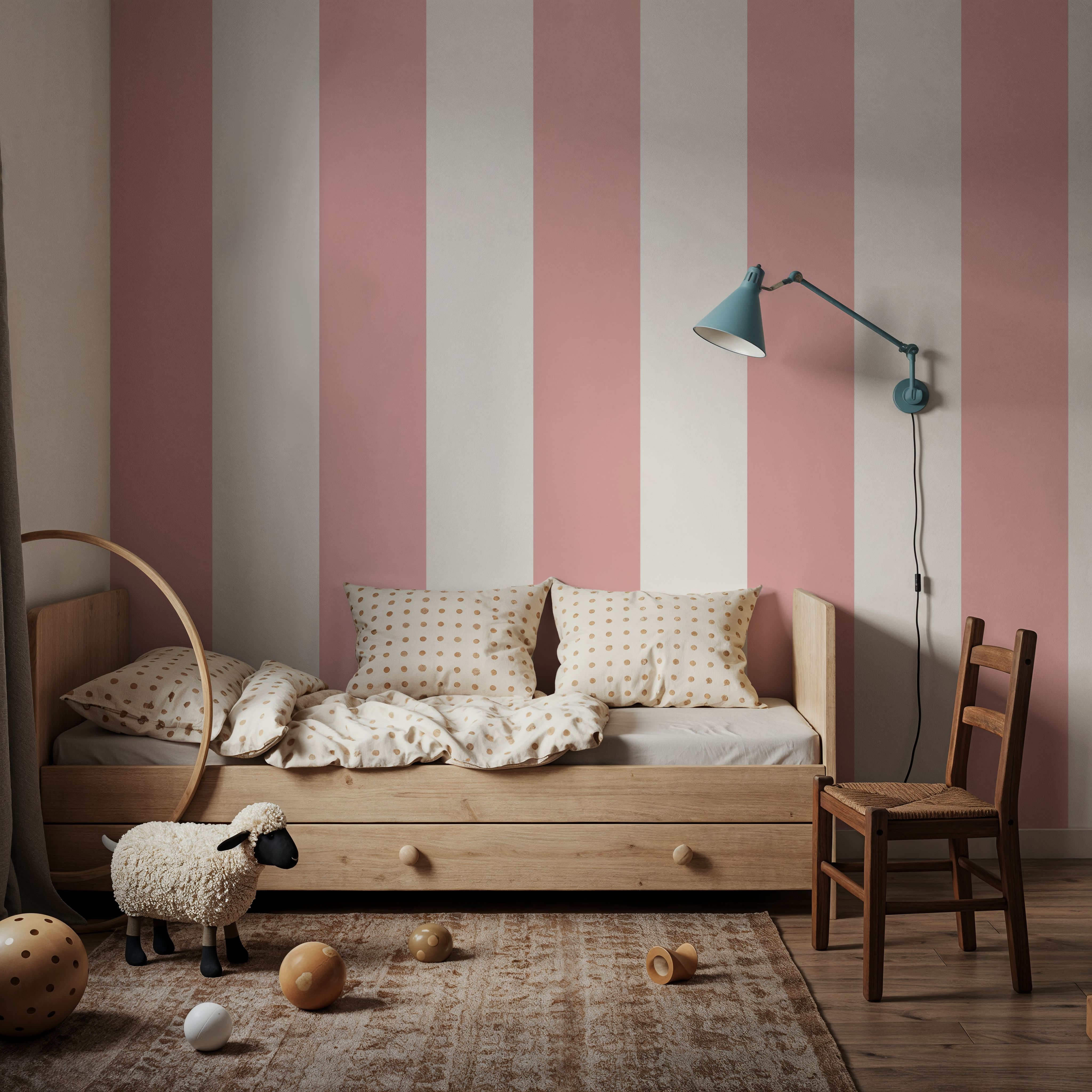 Circus Stripes, Pink