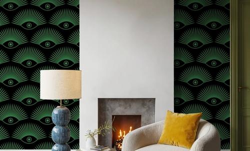 Art Deco Eye, Emerald