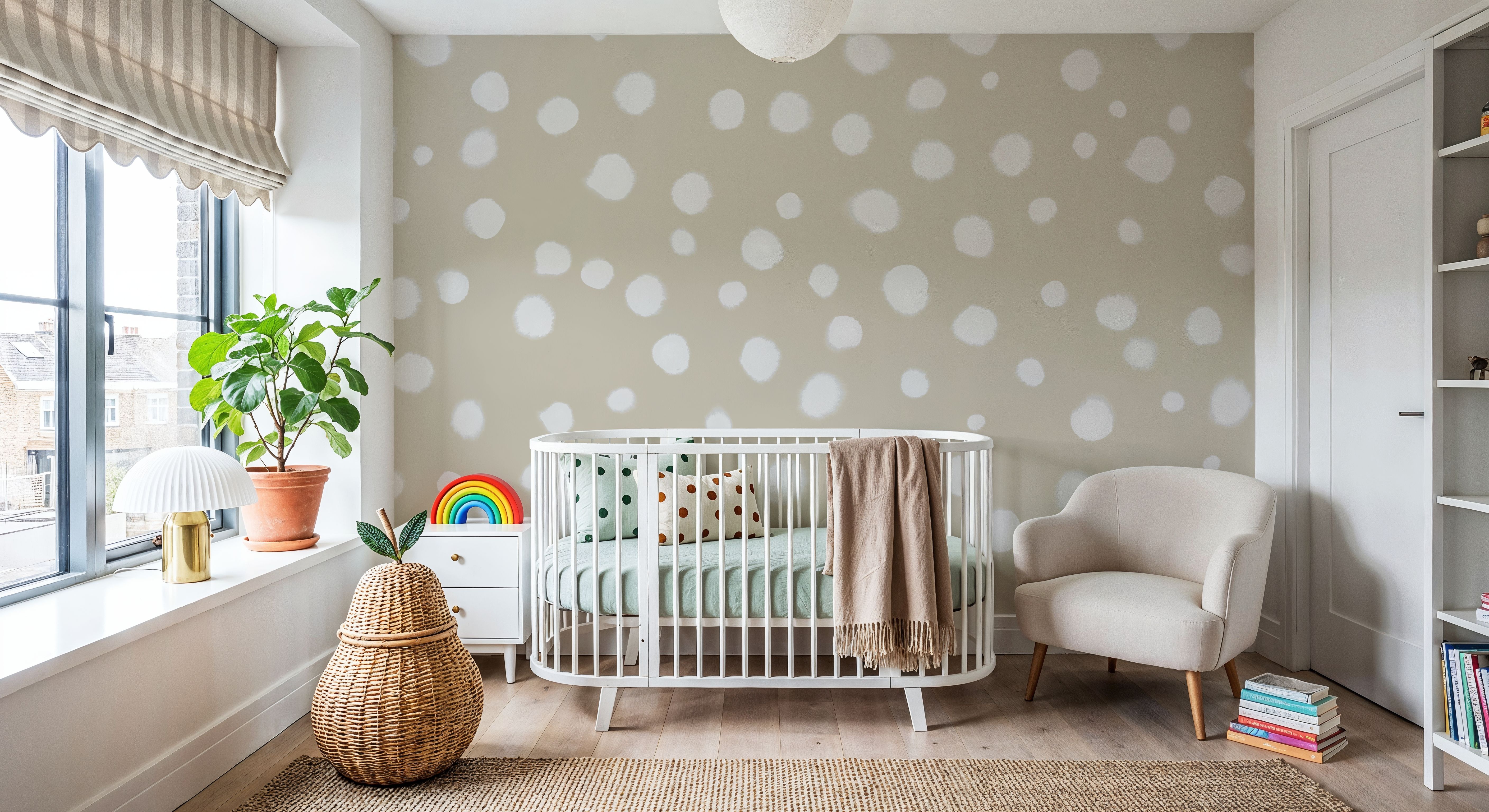 Dalmatian, Beige, Wallpaper