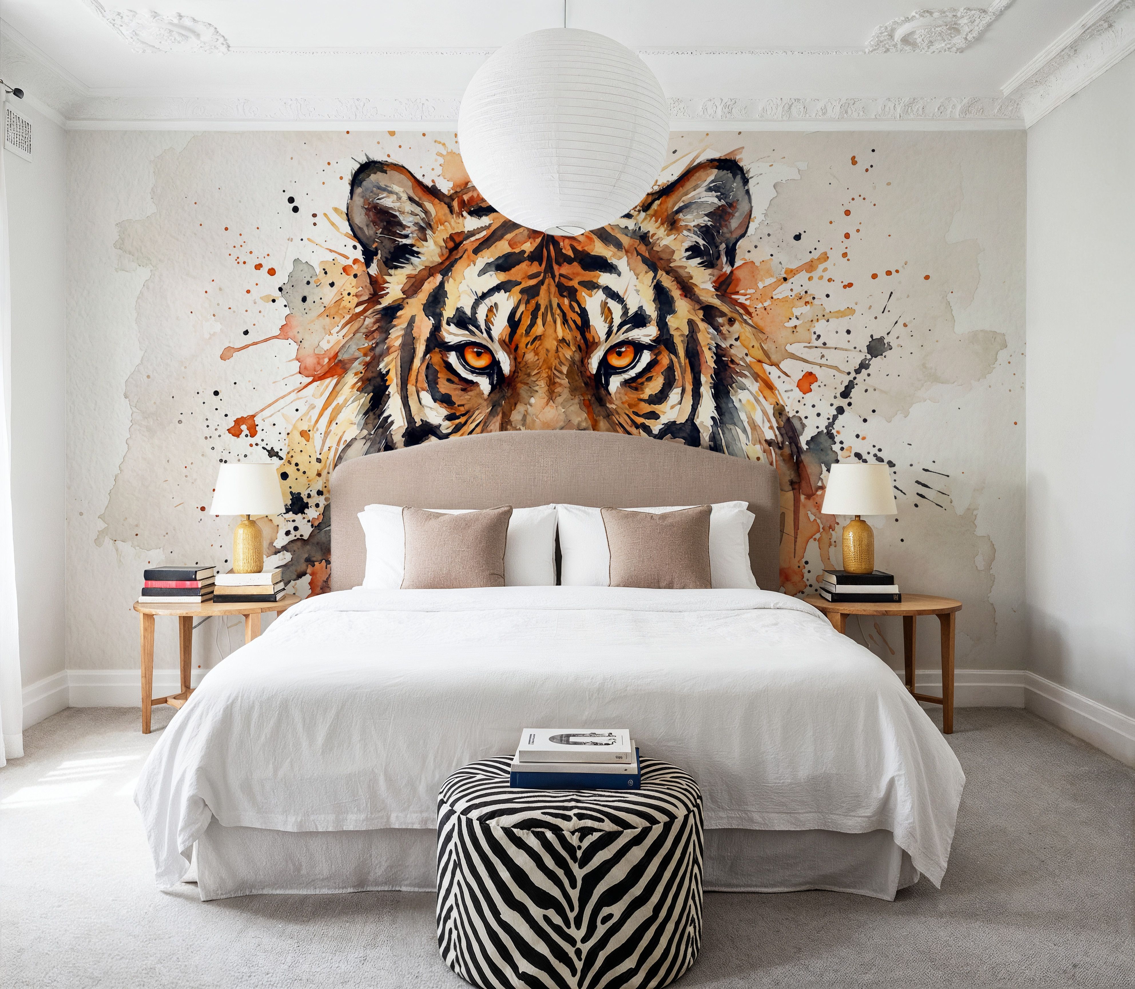 Tiger - Watercolor Predators Series