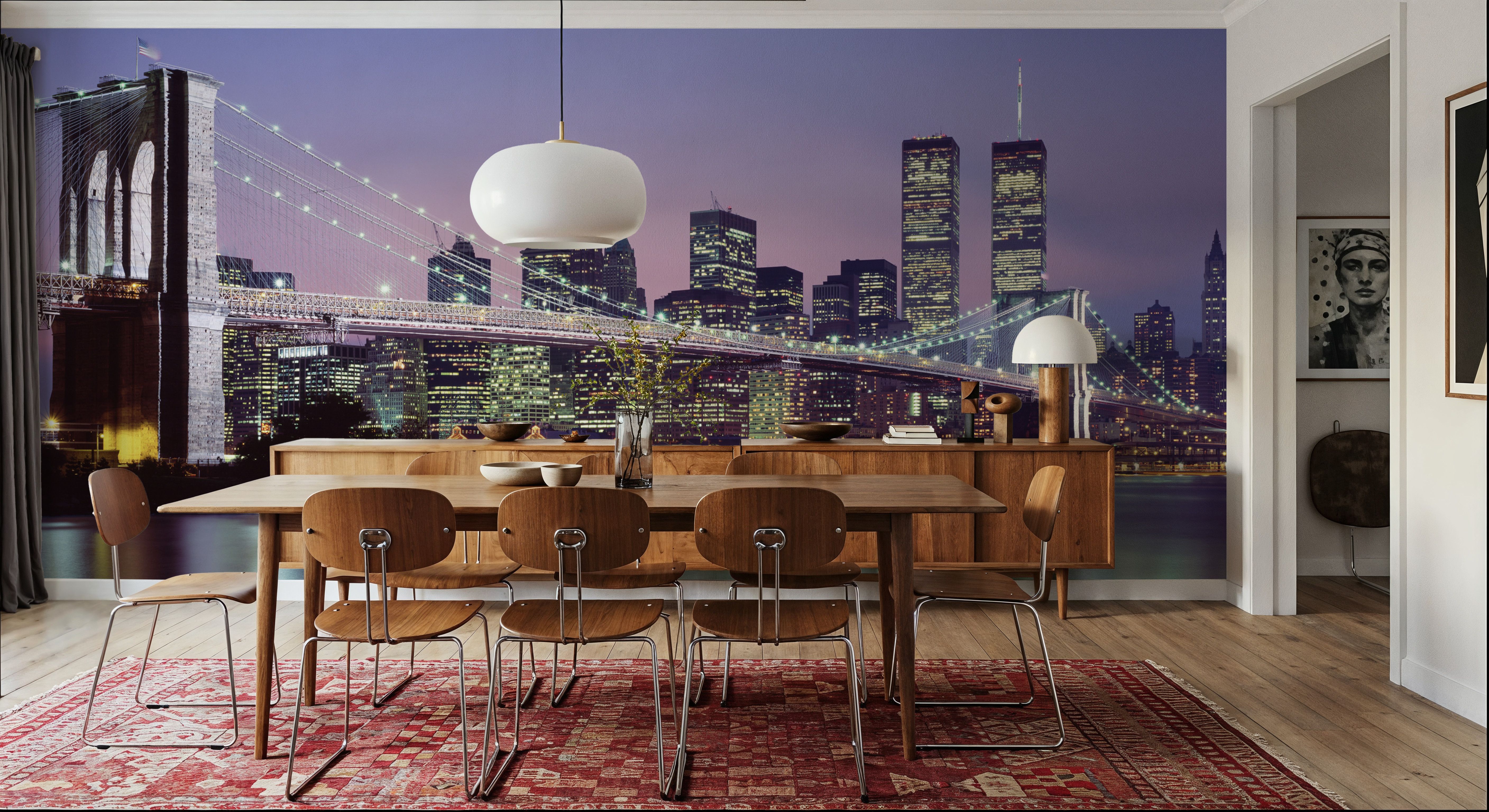 Illuminated Bridge, Wallpaper