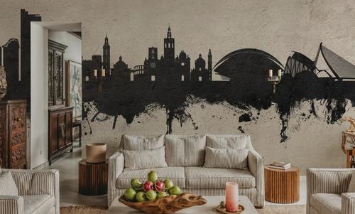Valencia Spain Skyline Concrete