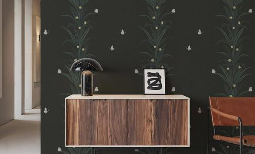 Foliage & Butterflies - Slate