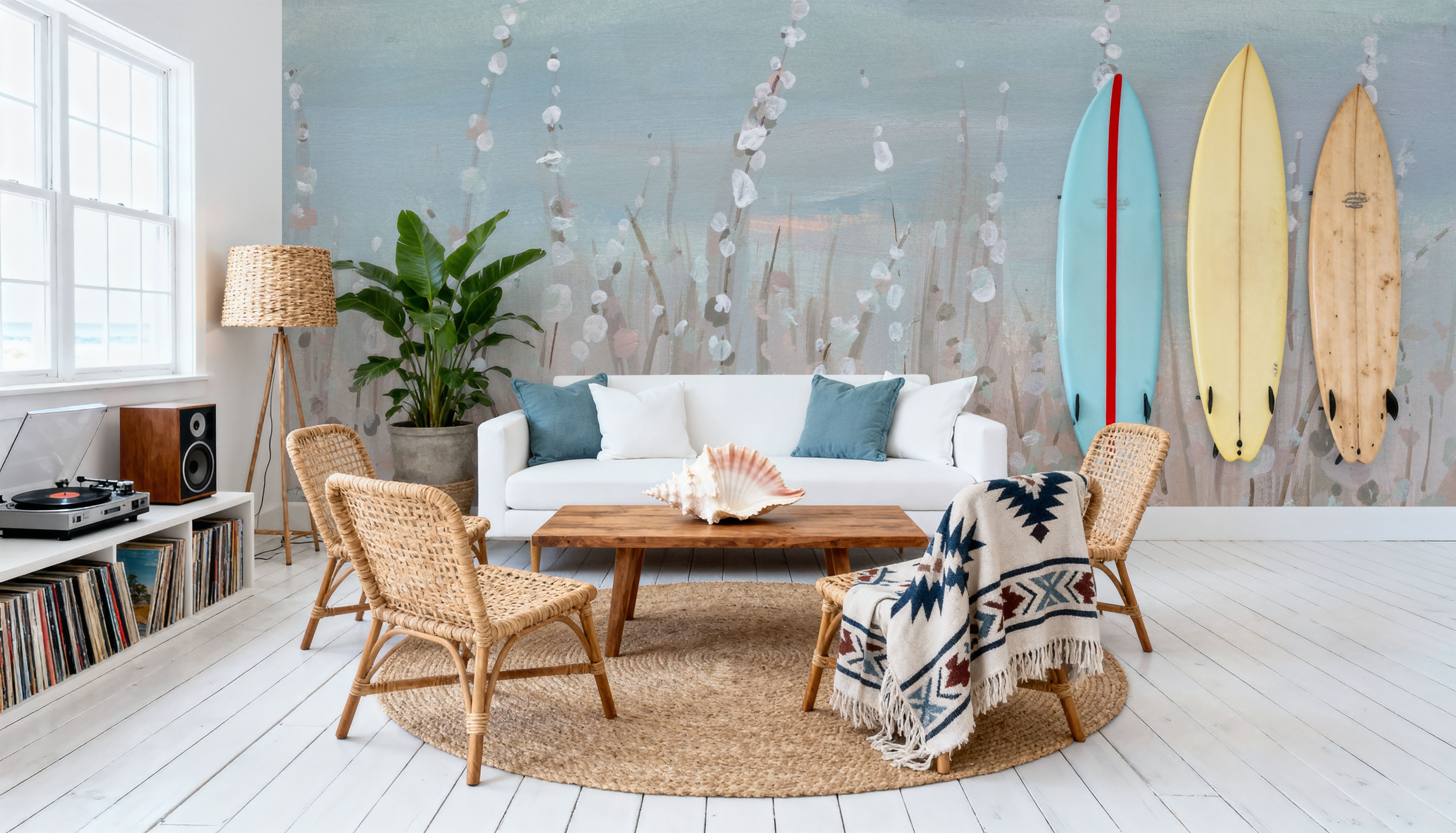 Coastal Bloom, Papier peint