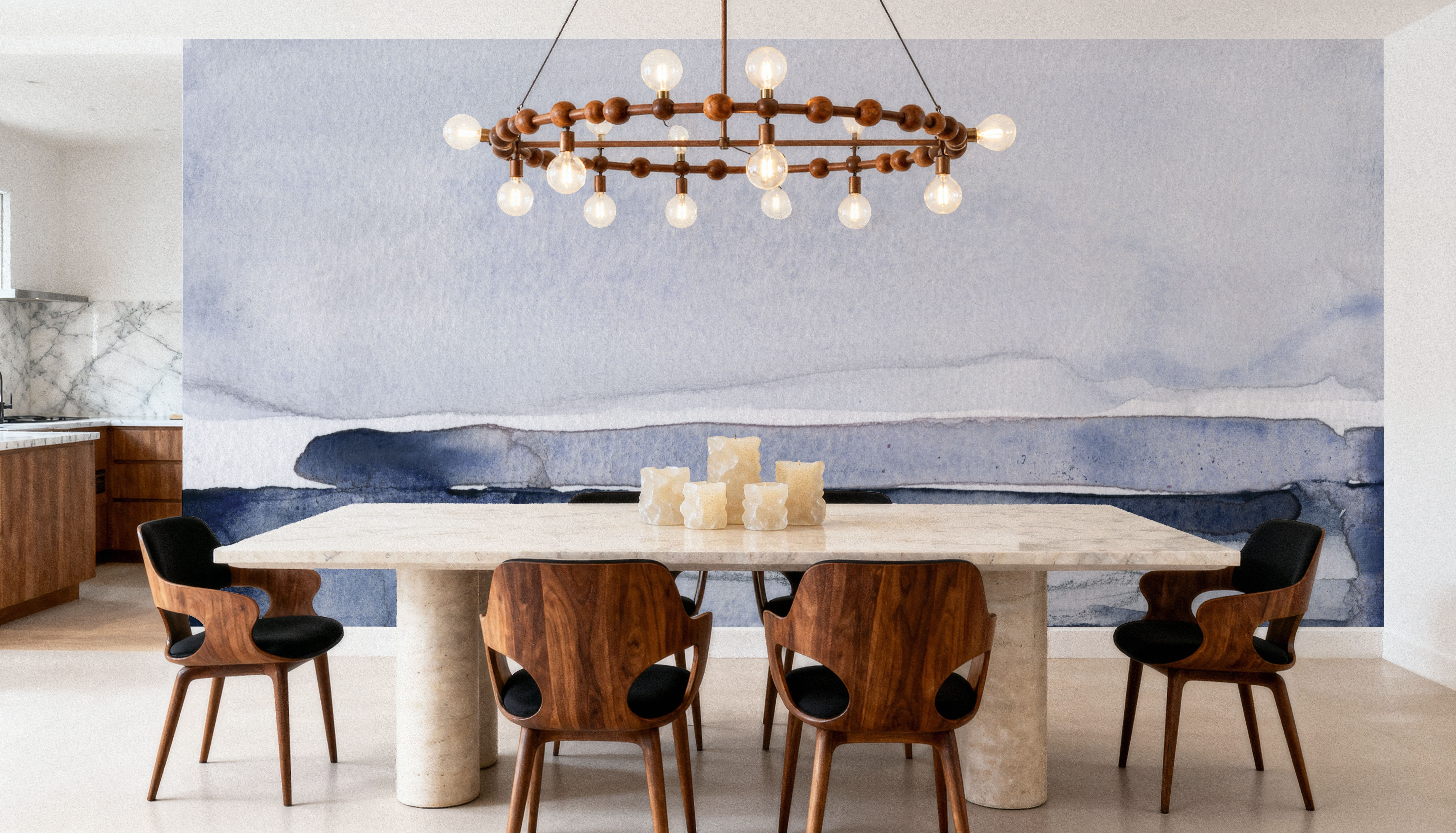 Grey Skies II, Papier peint