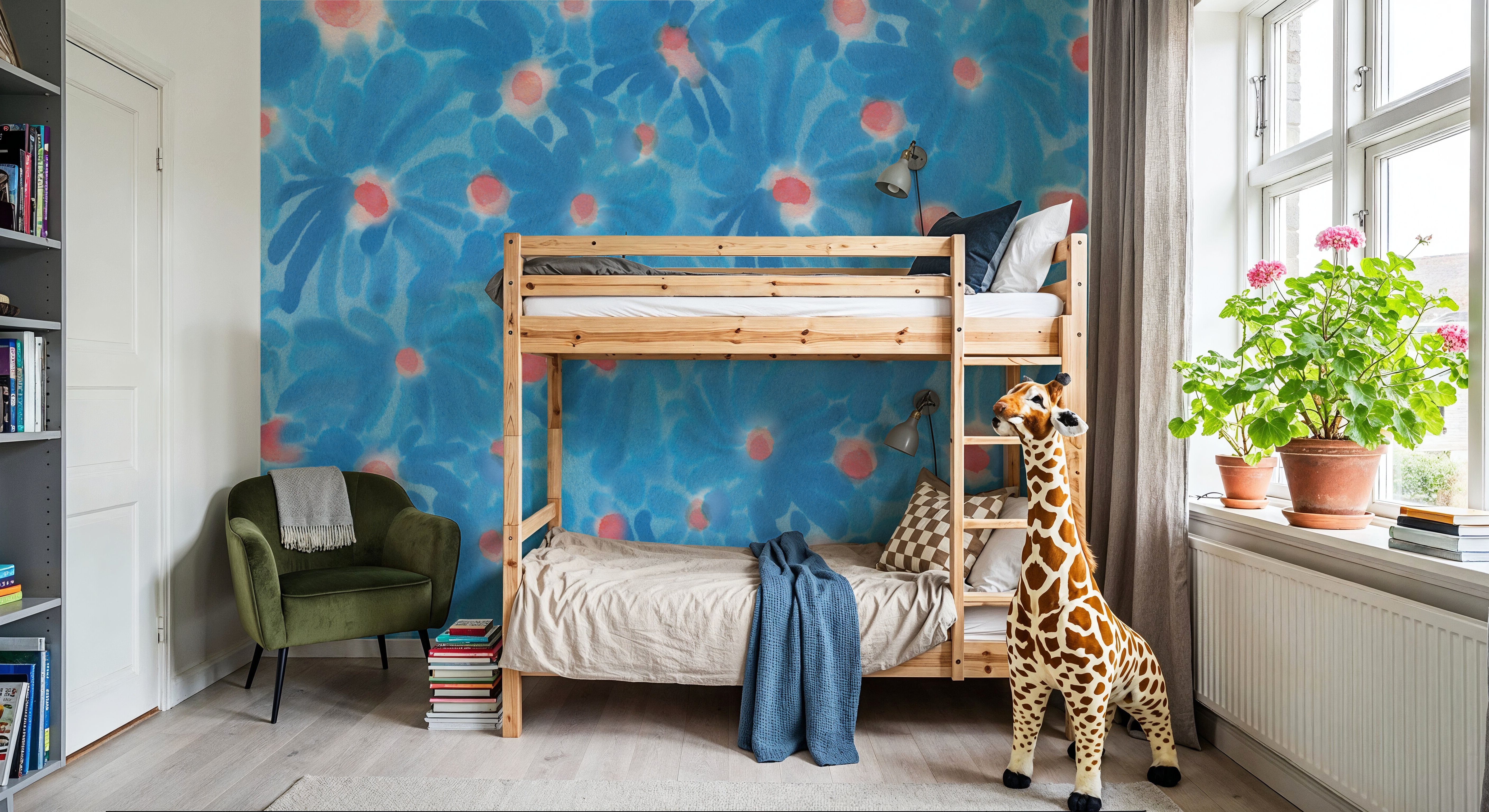 August Blossoms, Blue