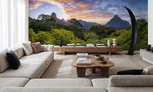 Sunset Over Moorea Island