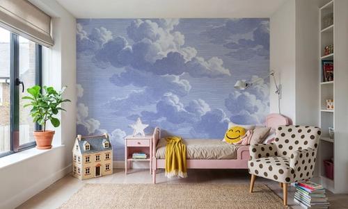 Intaglio Clouds, Periwinkle