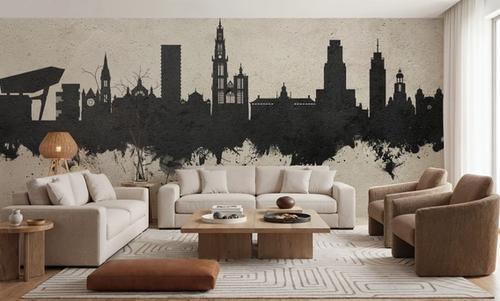 Antwerp Belgium Skyline Concrete