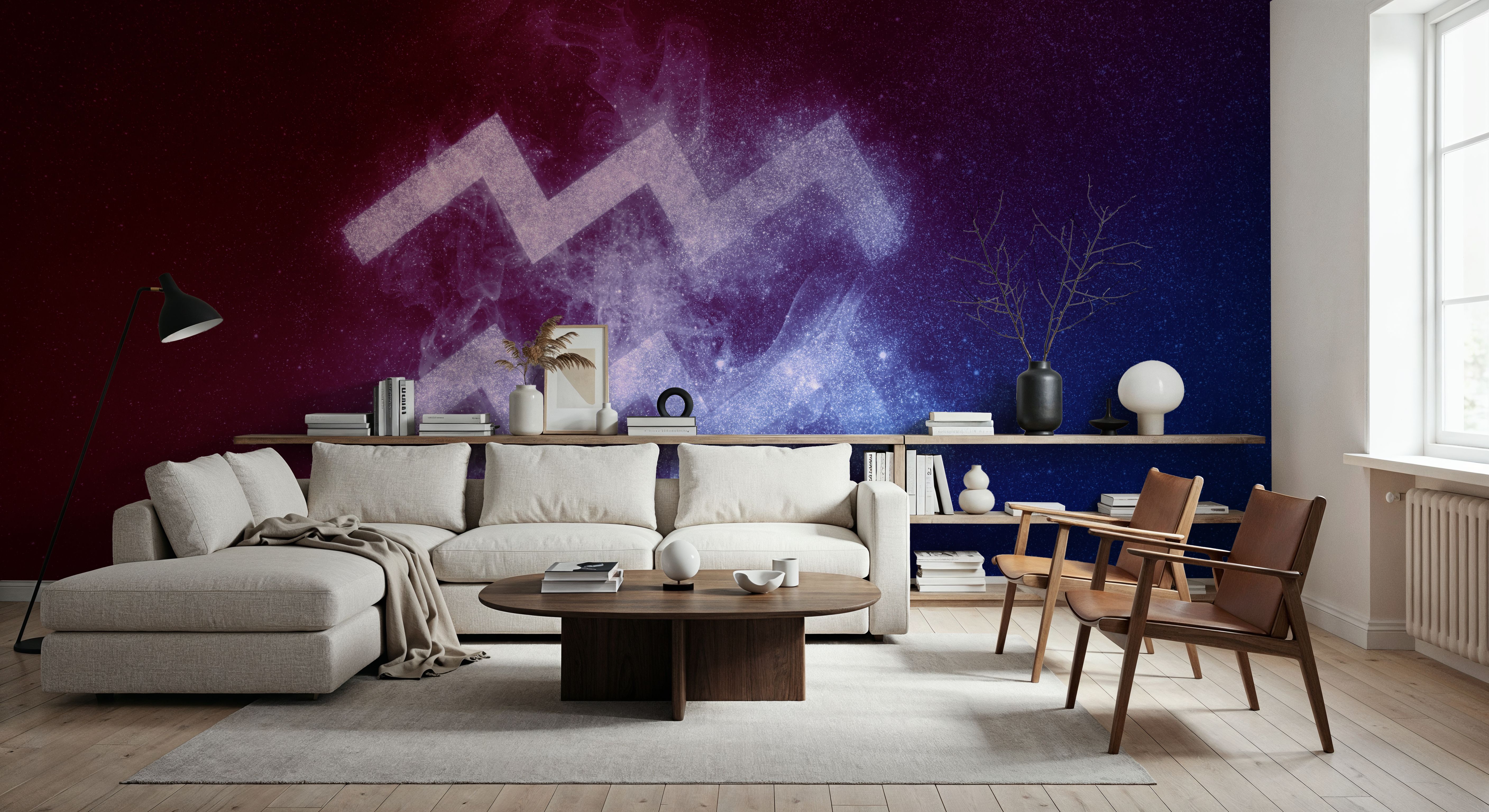 Aquarius Zodiac of Stars 