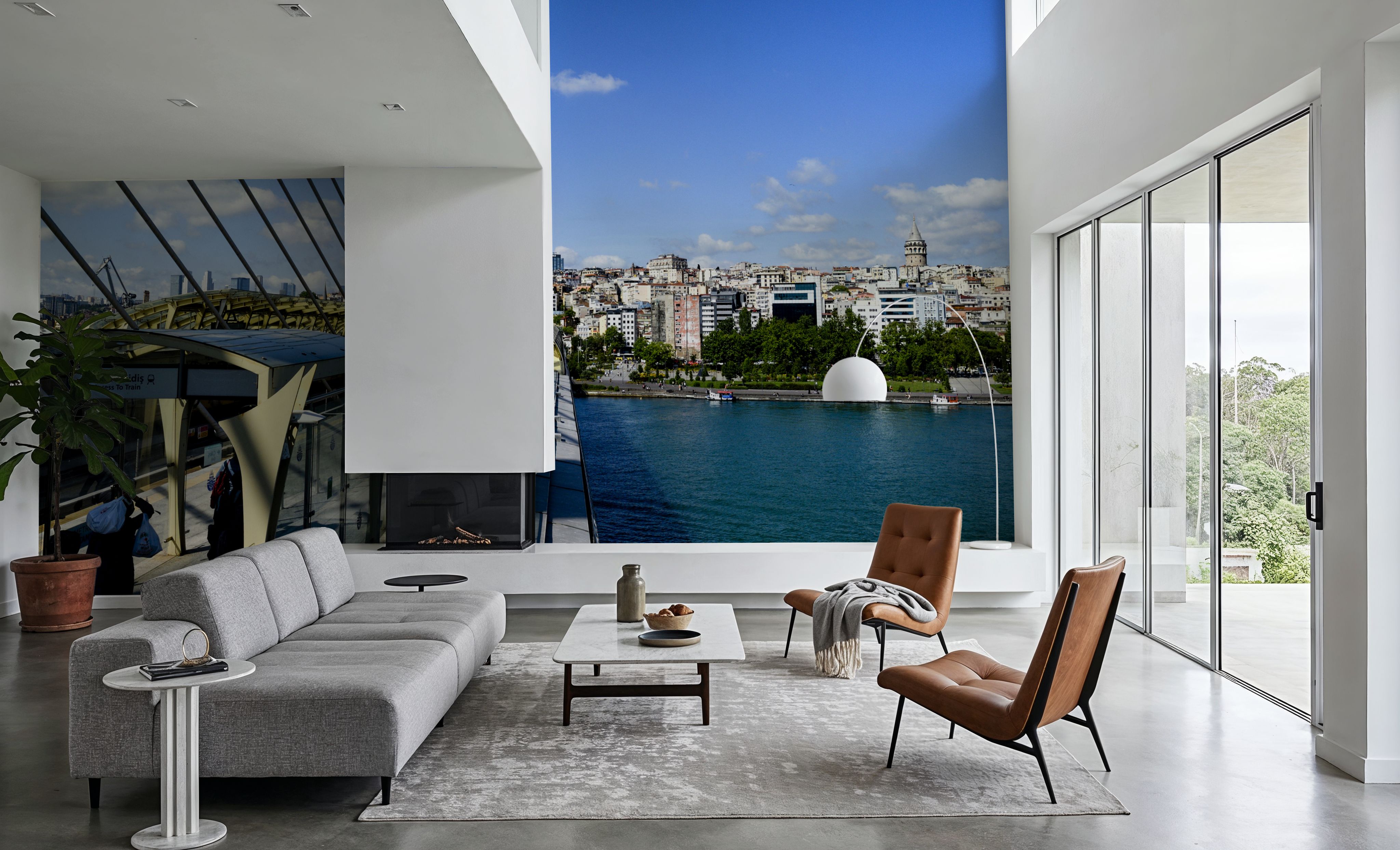 Urban Bridge Crossing