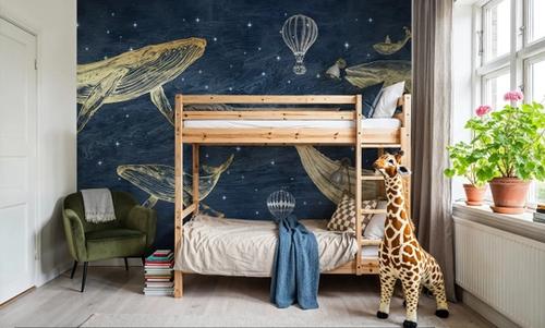 Whales in The Sky with Balloons, Midnight