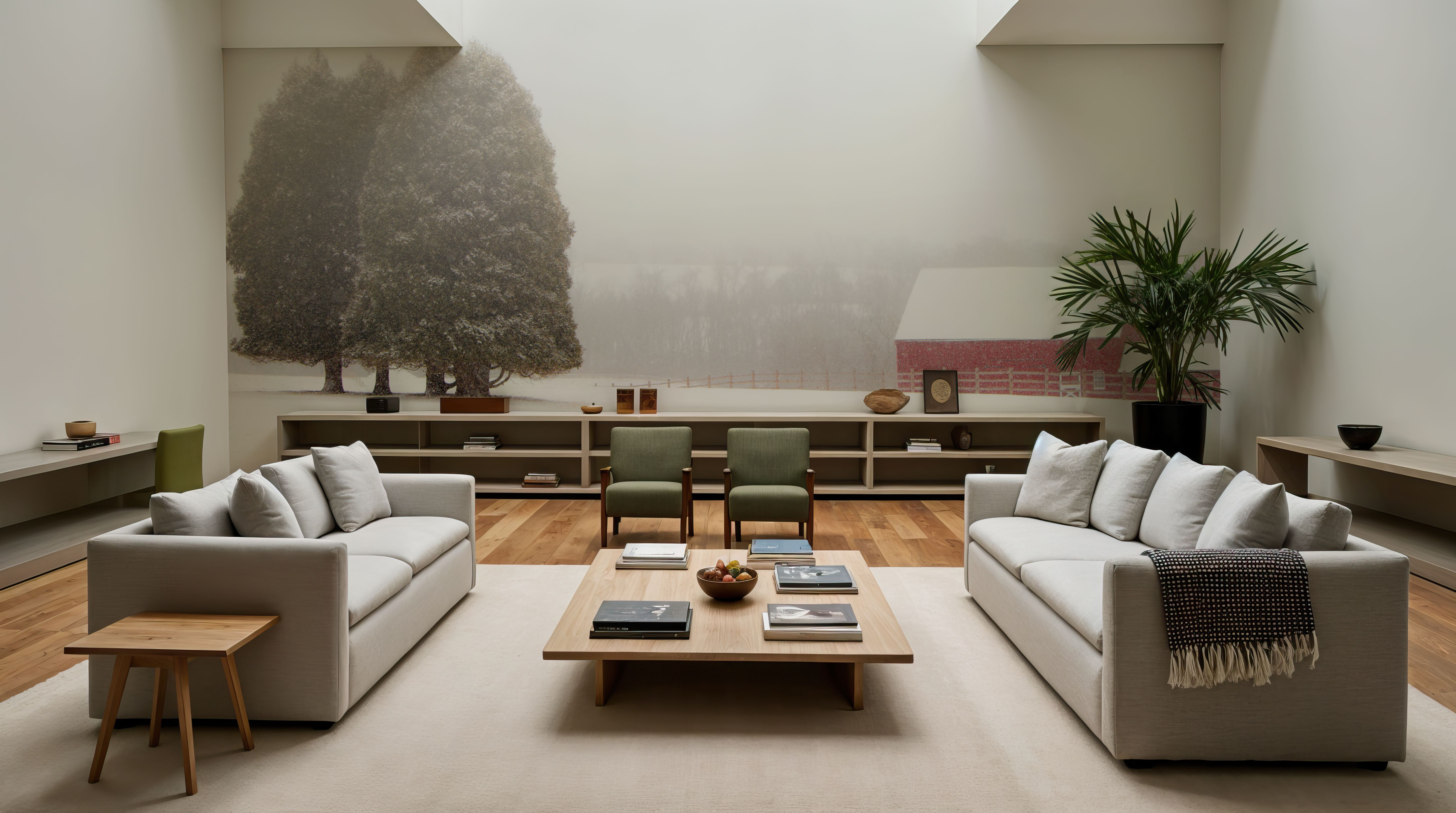 Winter Farm, Wallpaper