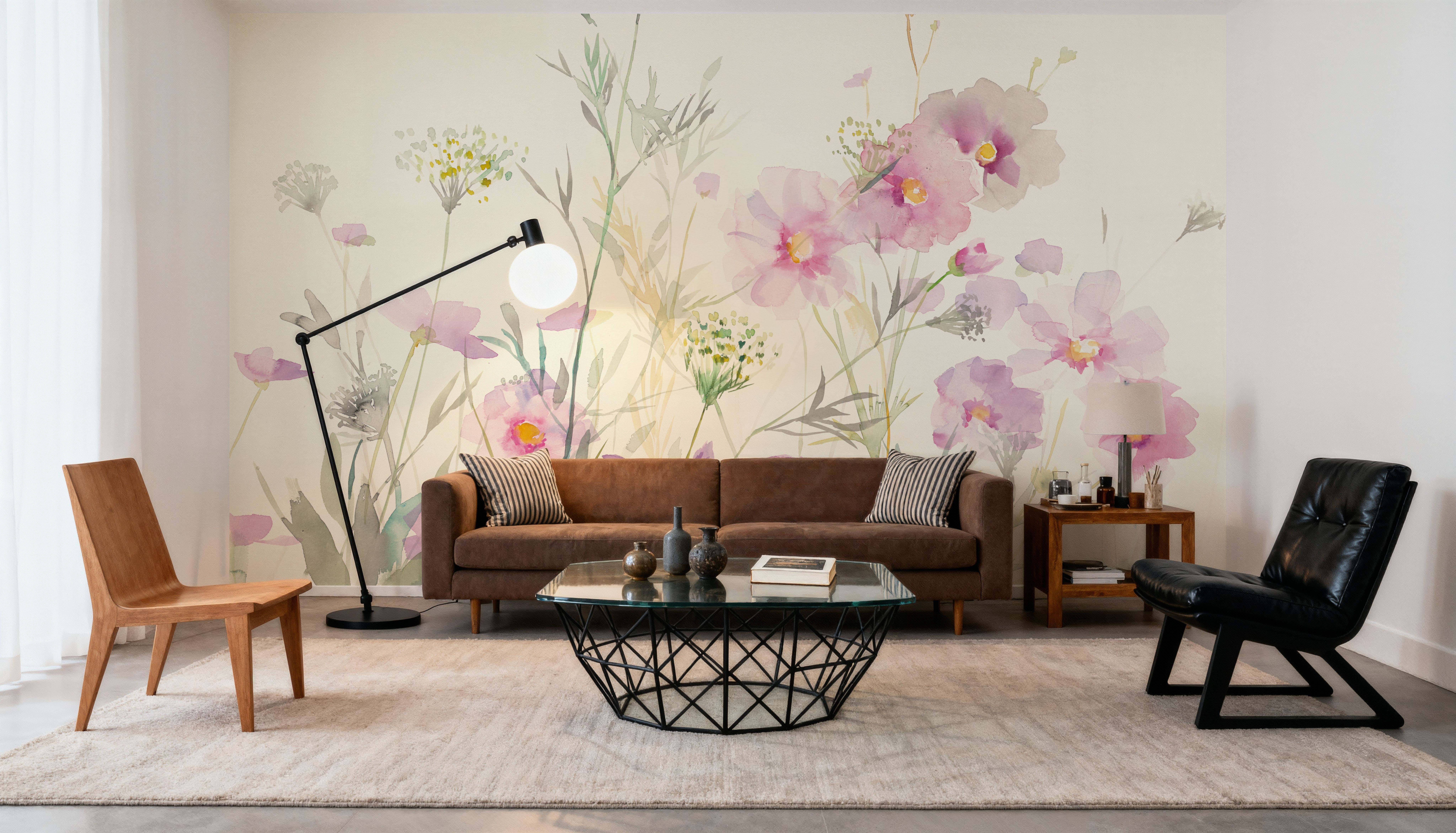 Queen Annes Lace and Cosmos