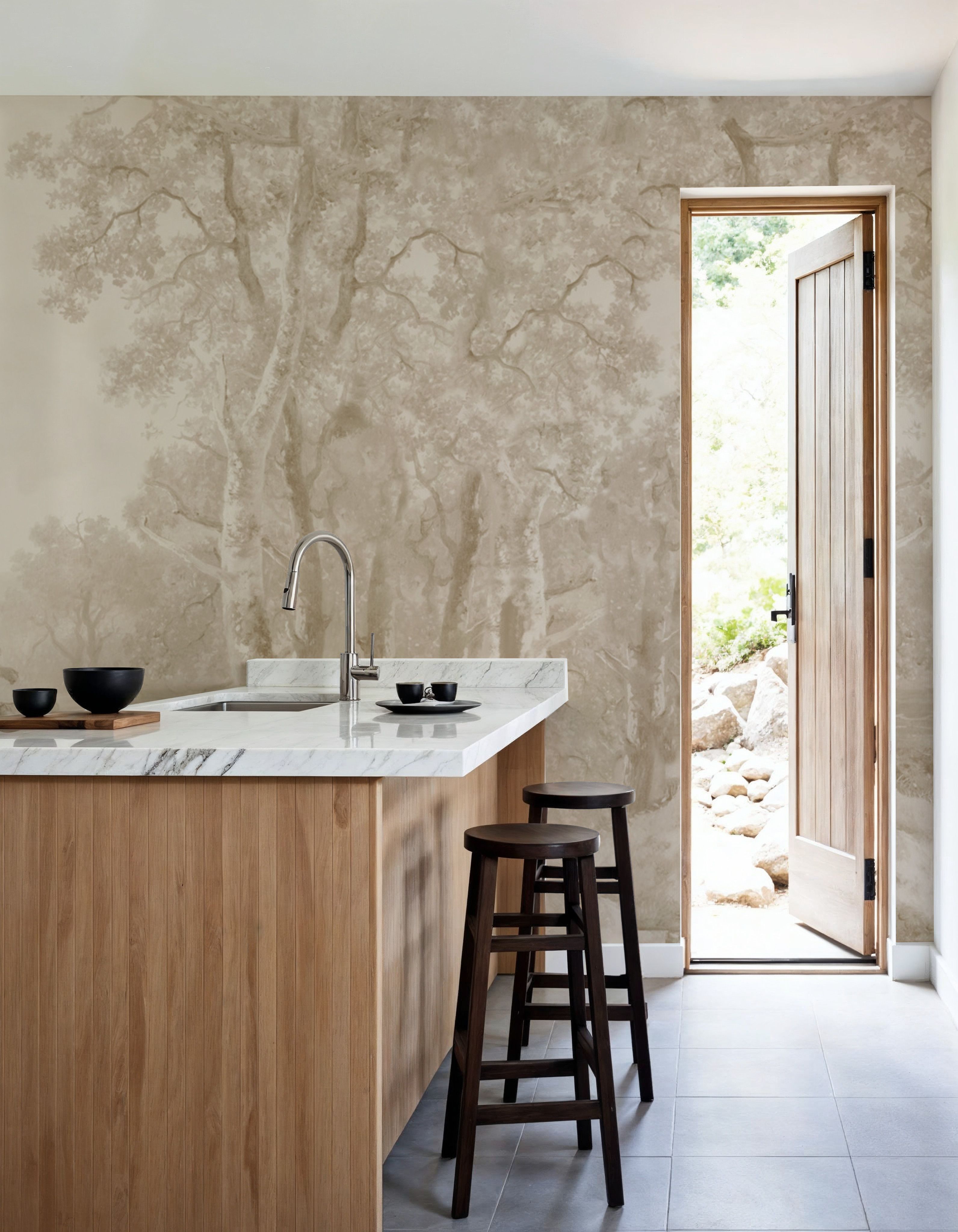 Forest Immersion Pale Beige