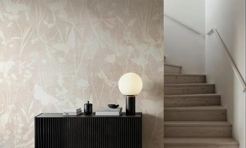 Herbals and Butterflies Double Silhouette Beige