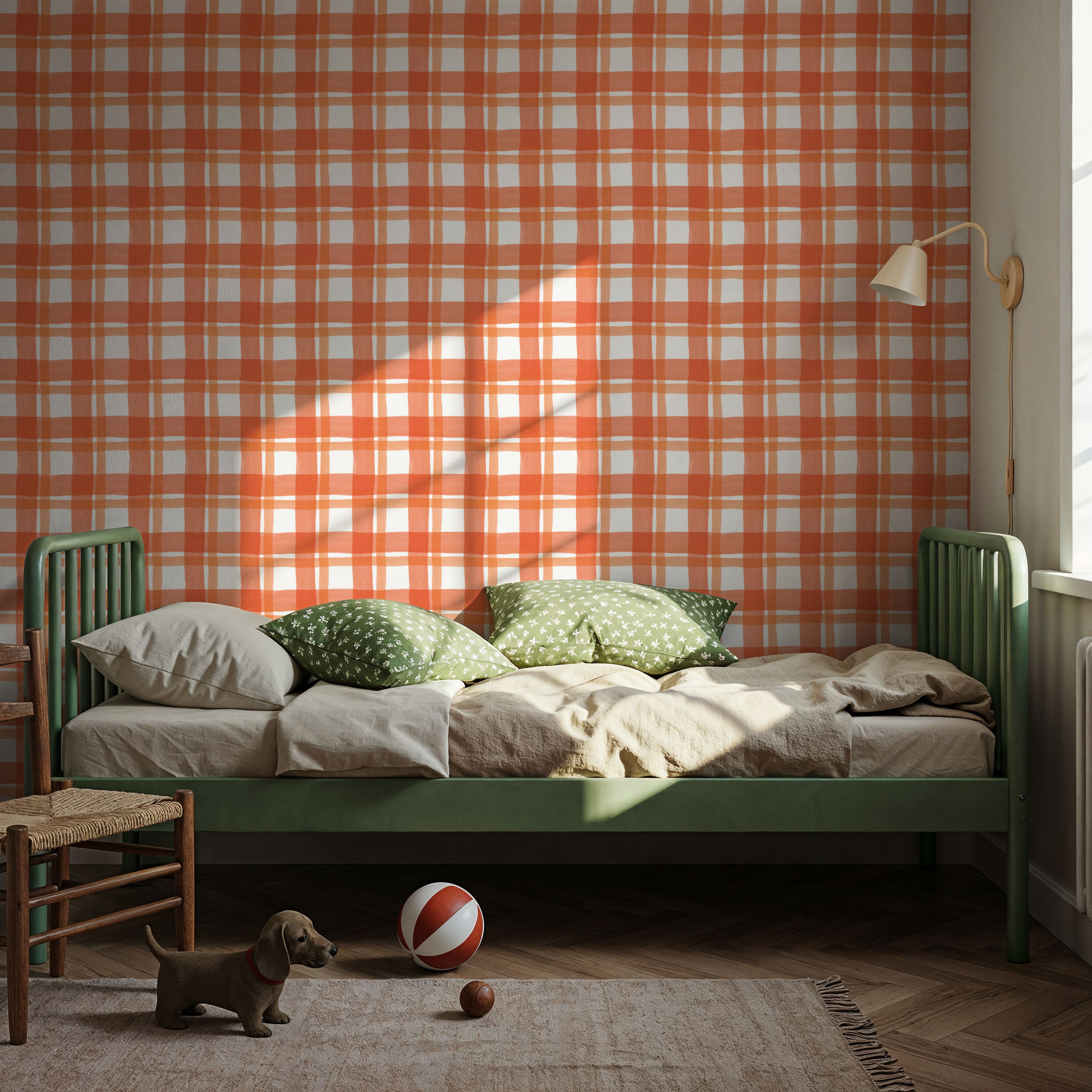 Summer Plaid Orange