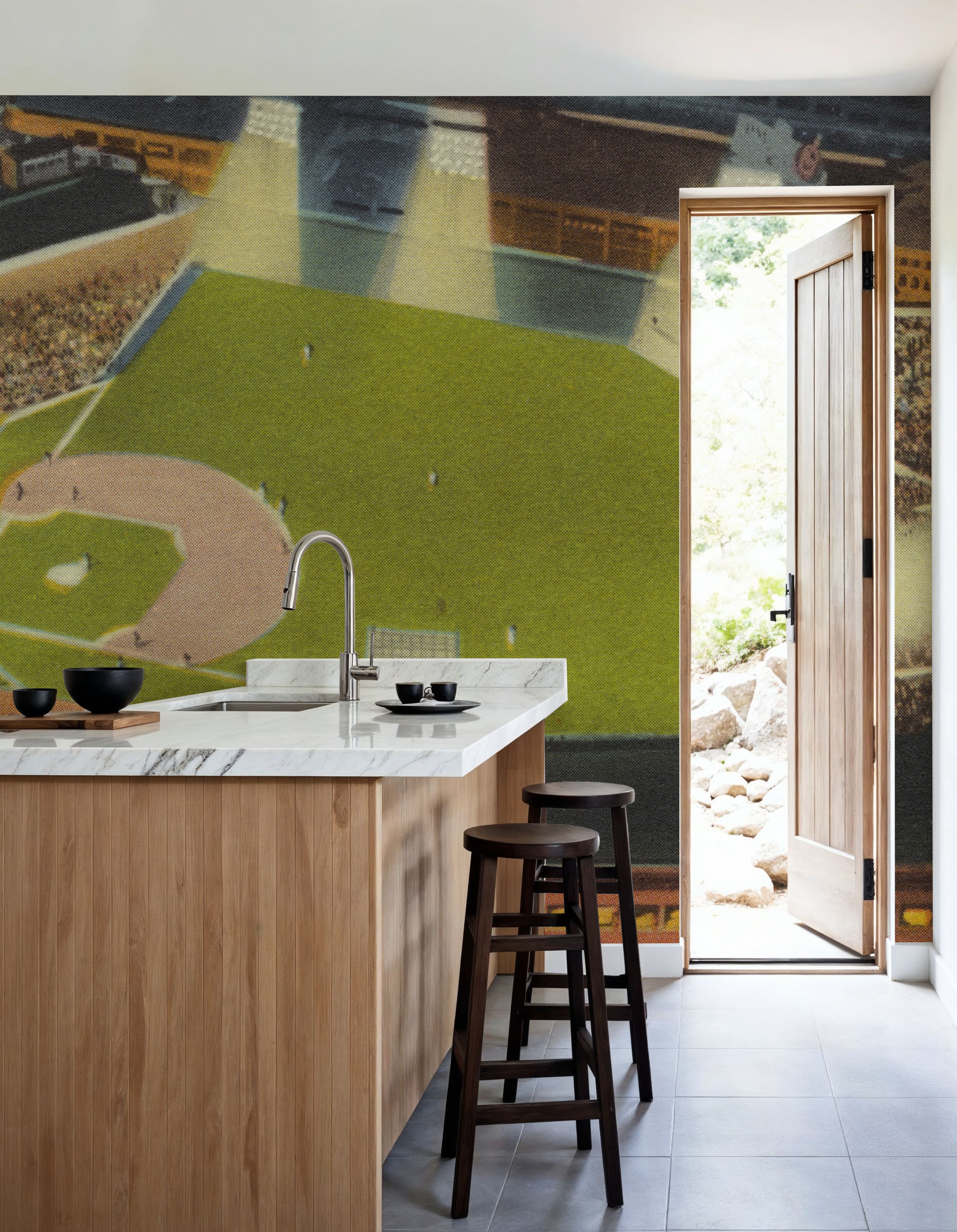 Greetings from the Pastime - Screenprint Postcard