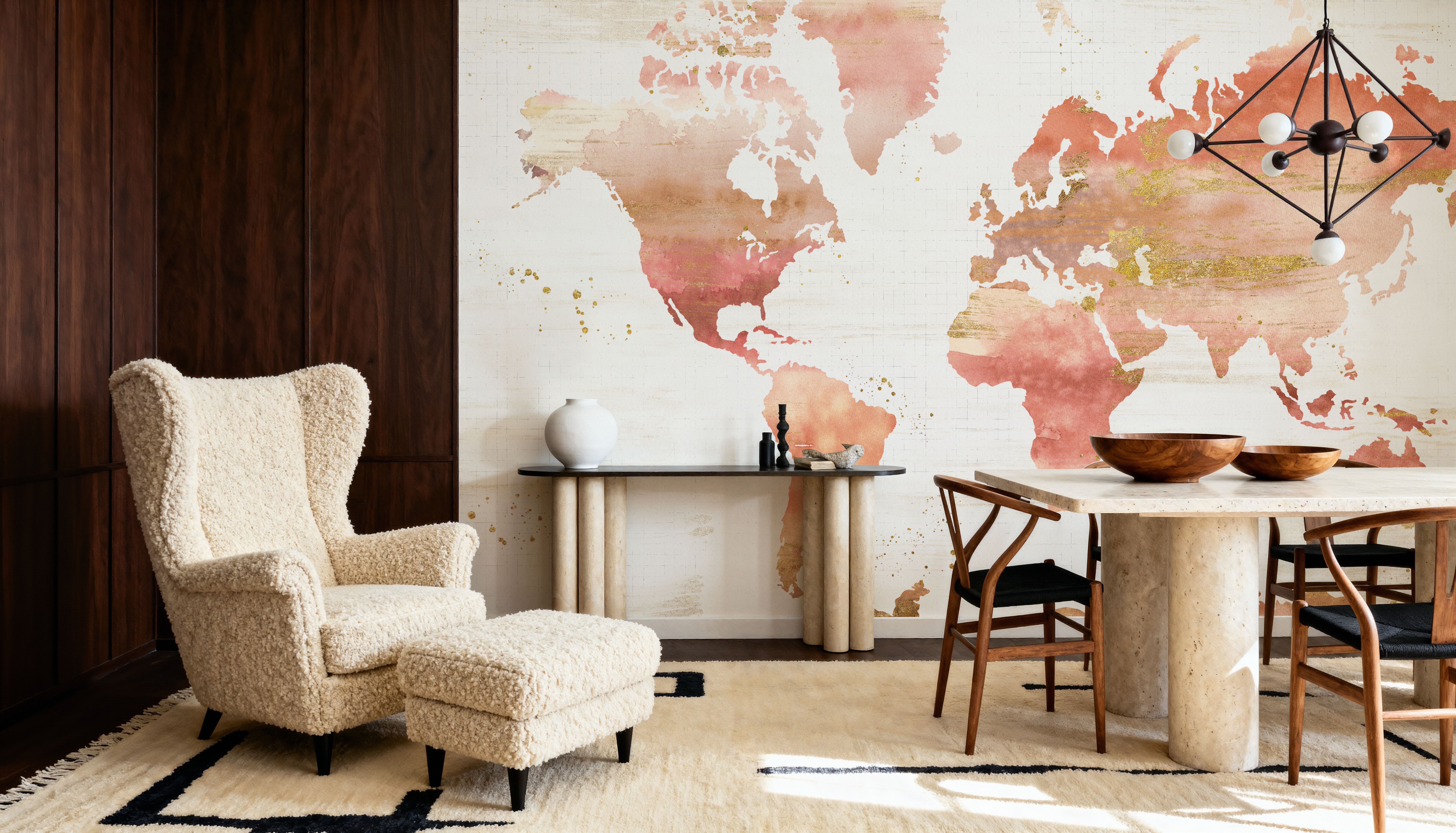 Desert Bloom World, Papier peint