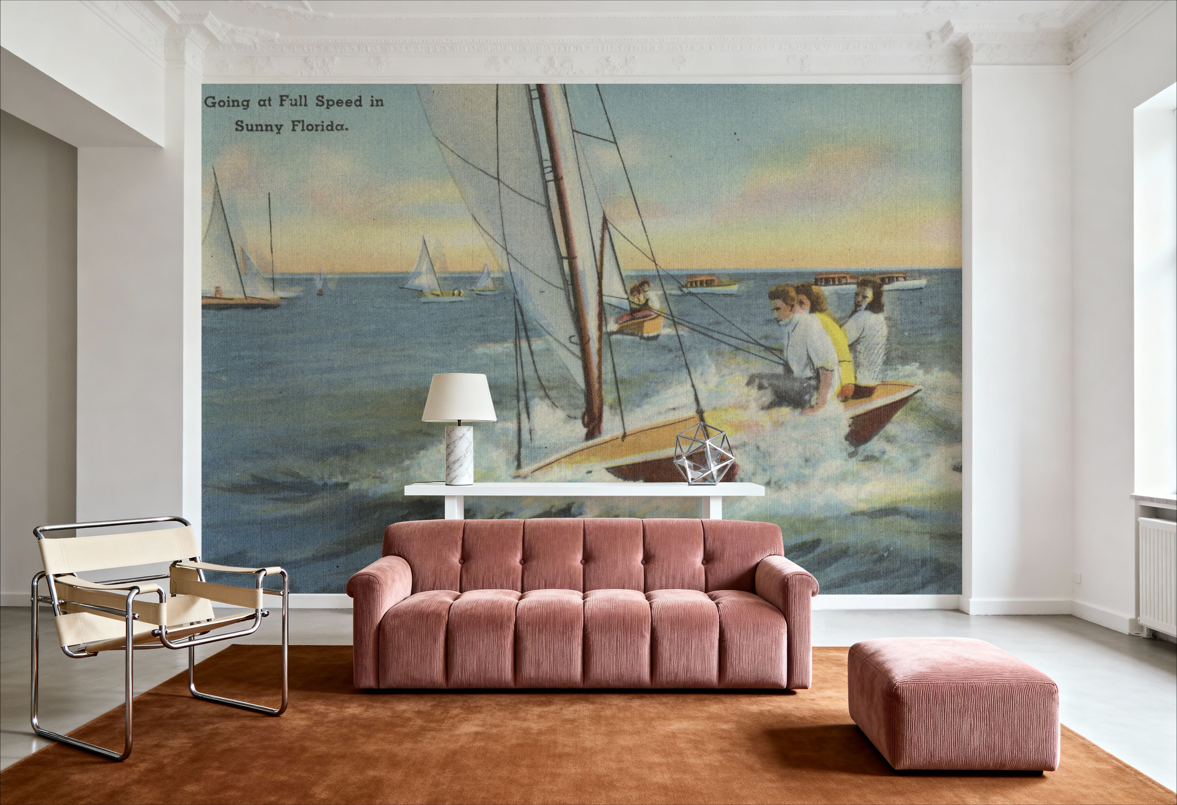 Greetings from Sunny Florida - Screenprint Postcard