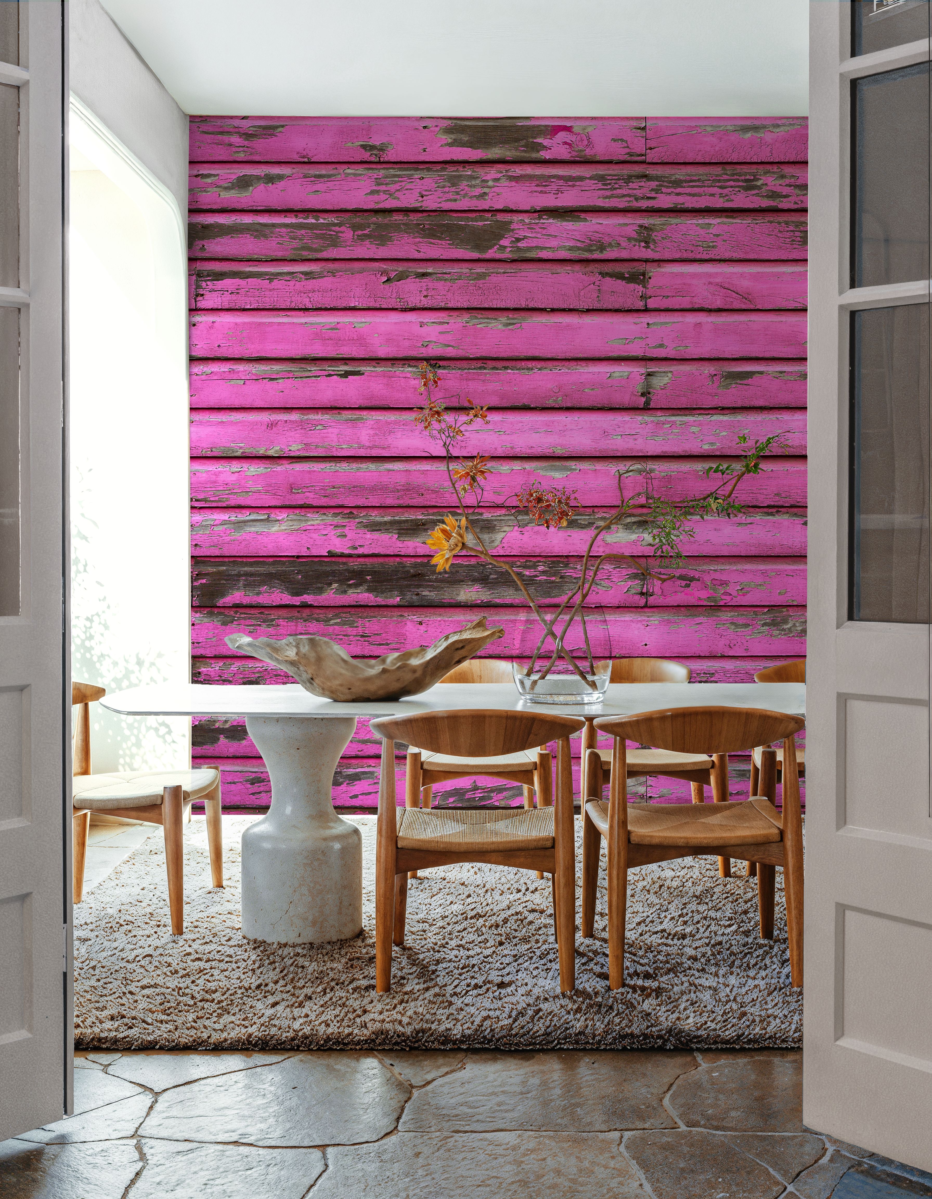 Rustic Pink Panels