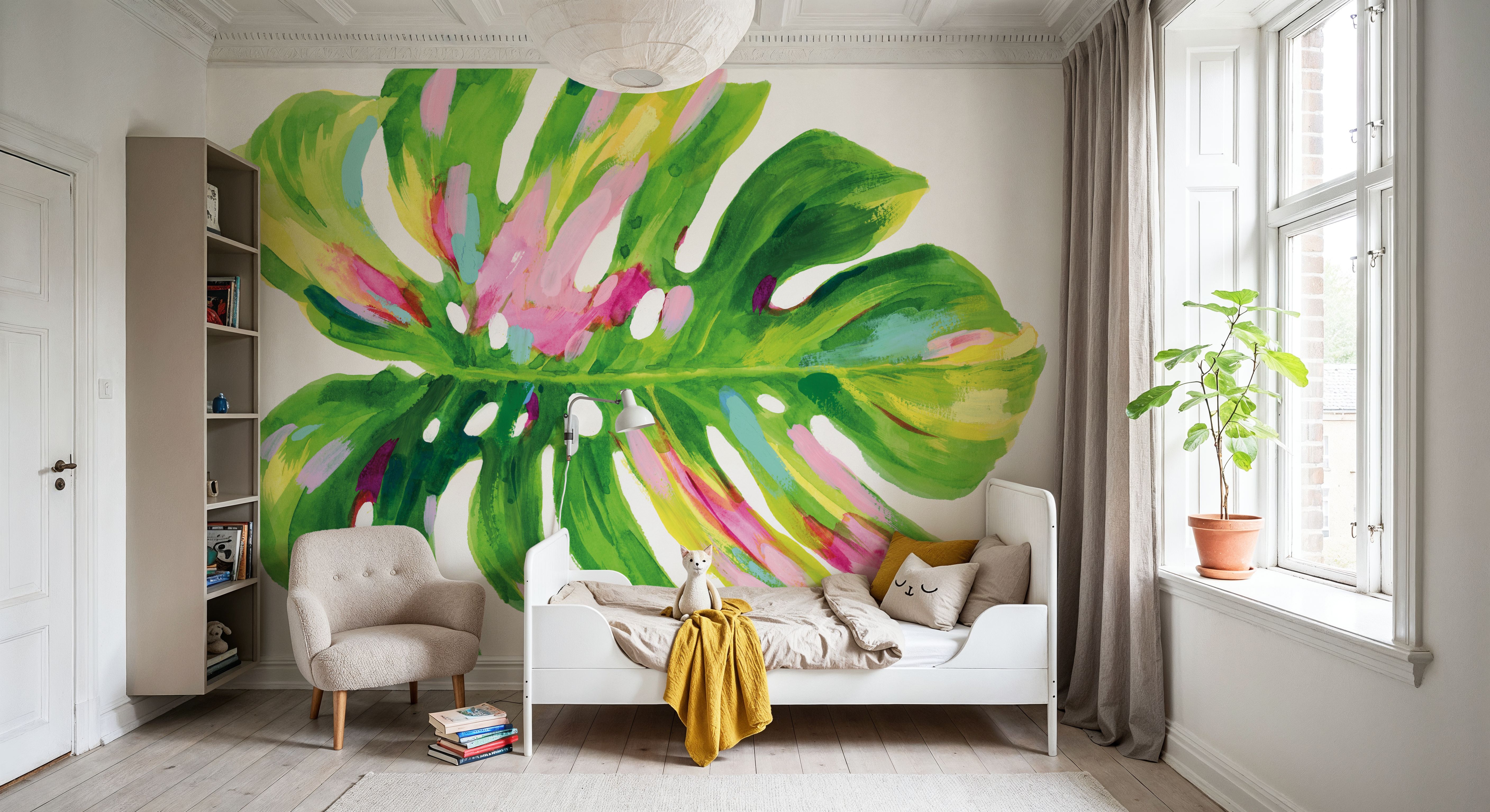 Colorful Tropical Leaf I