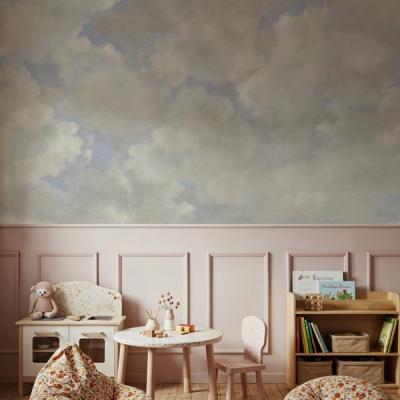 Painted Dreamy Clouds, Vintage