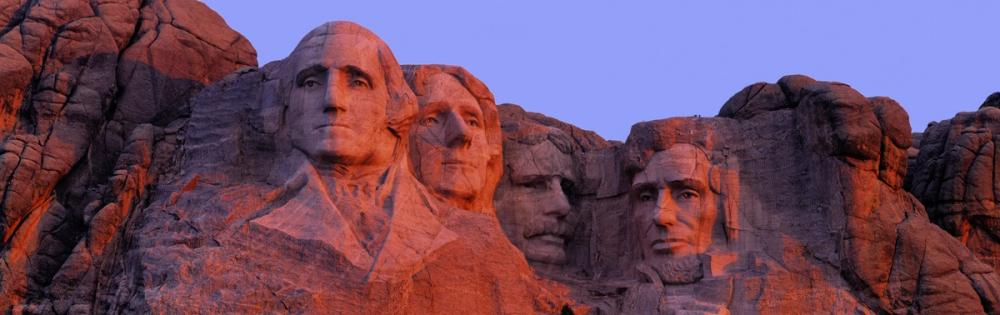 Mount Rushmore at Sunset