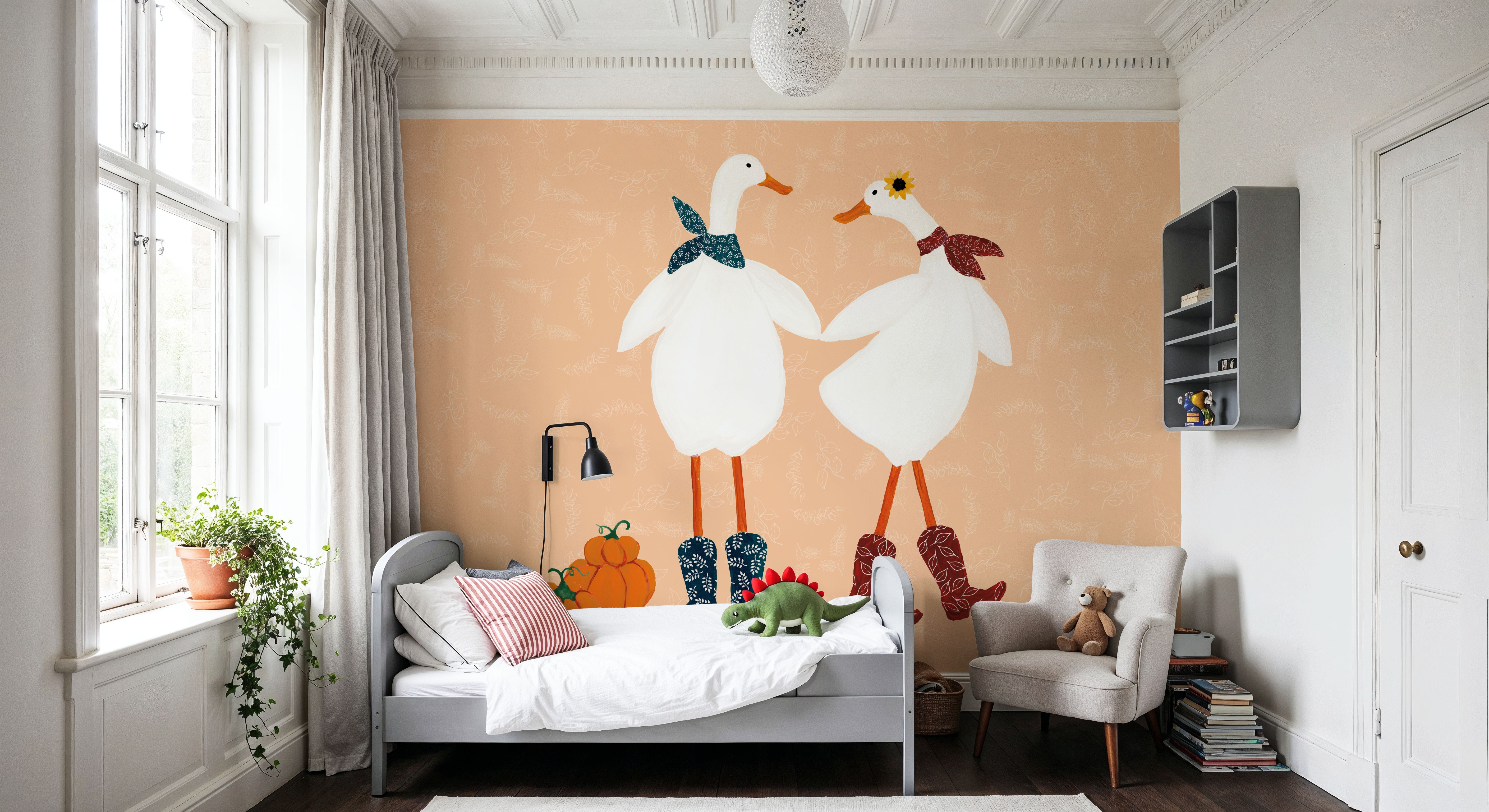 Ducks in the Pumpkin Patch II