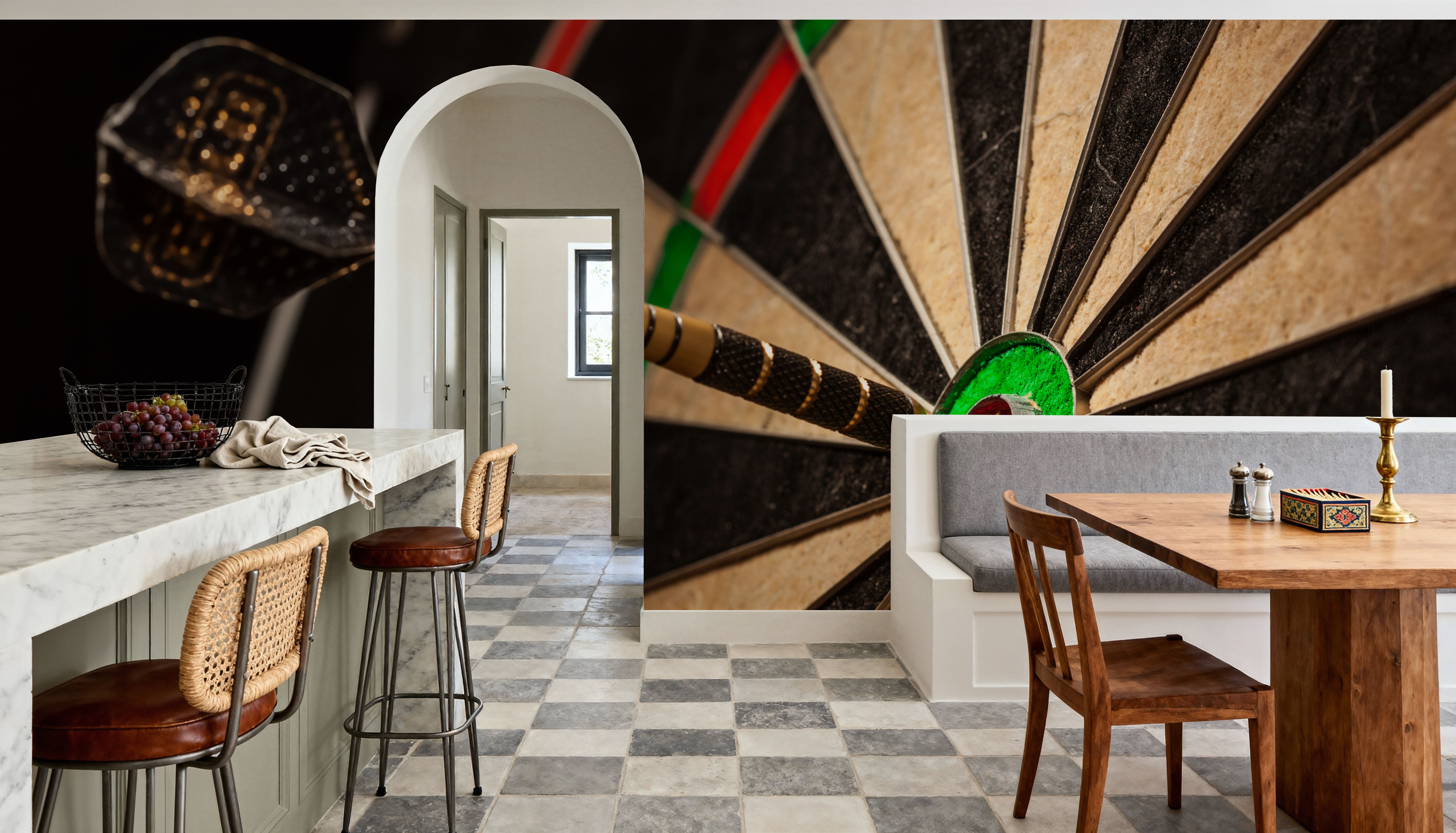 Bullseye, Papier peint