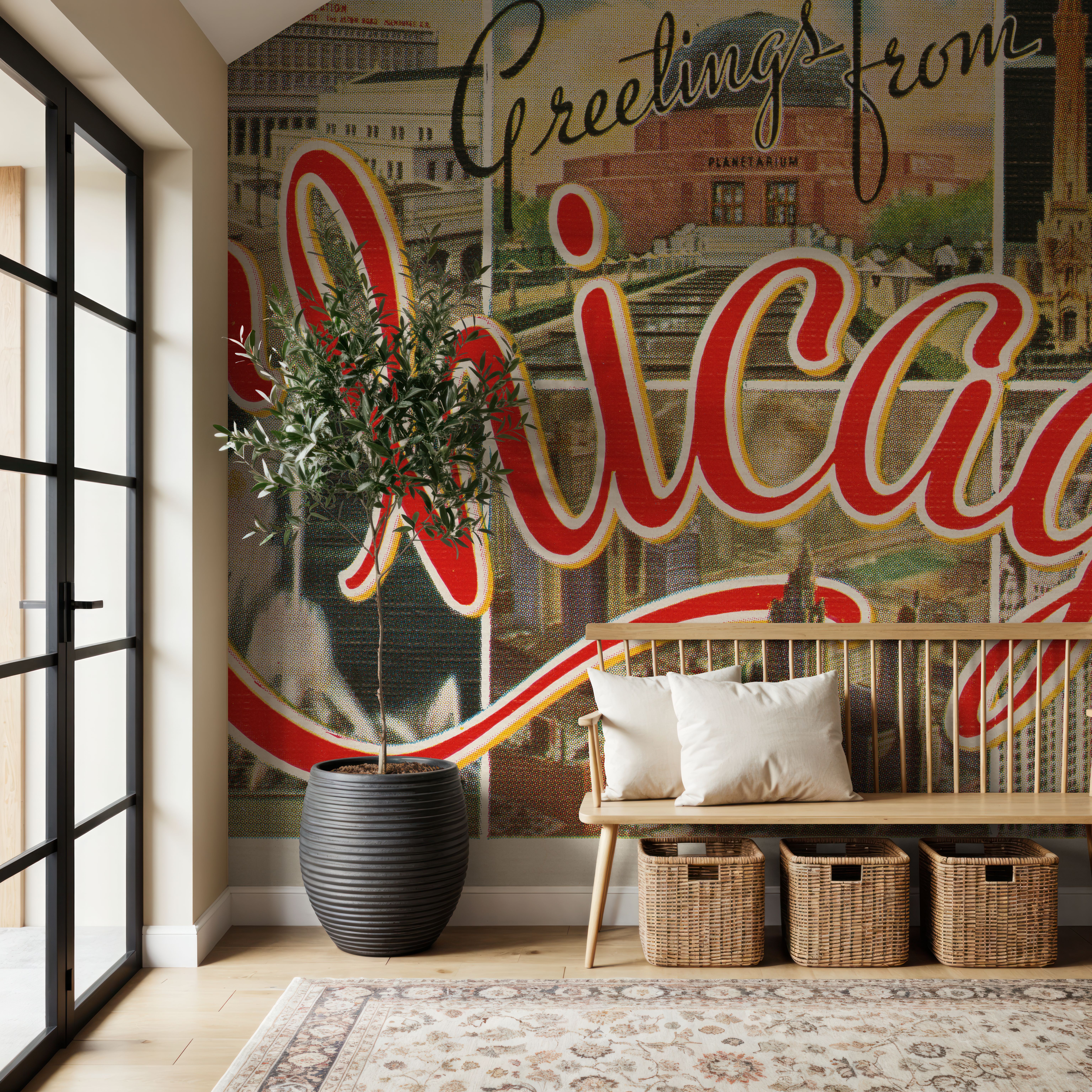 Greetings From Chicago - Screenprint