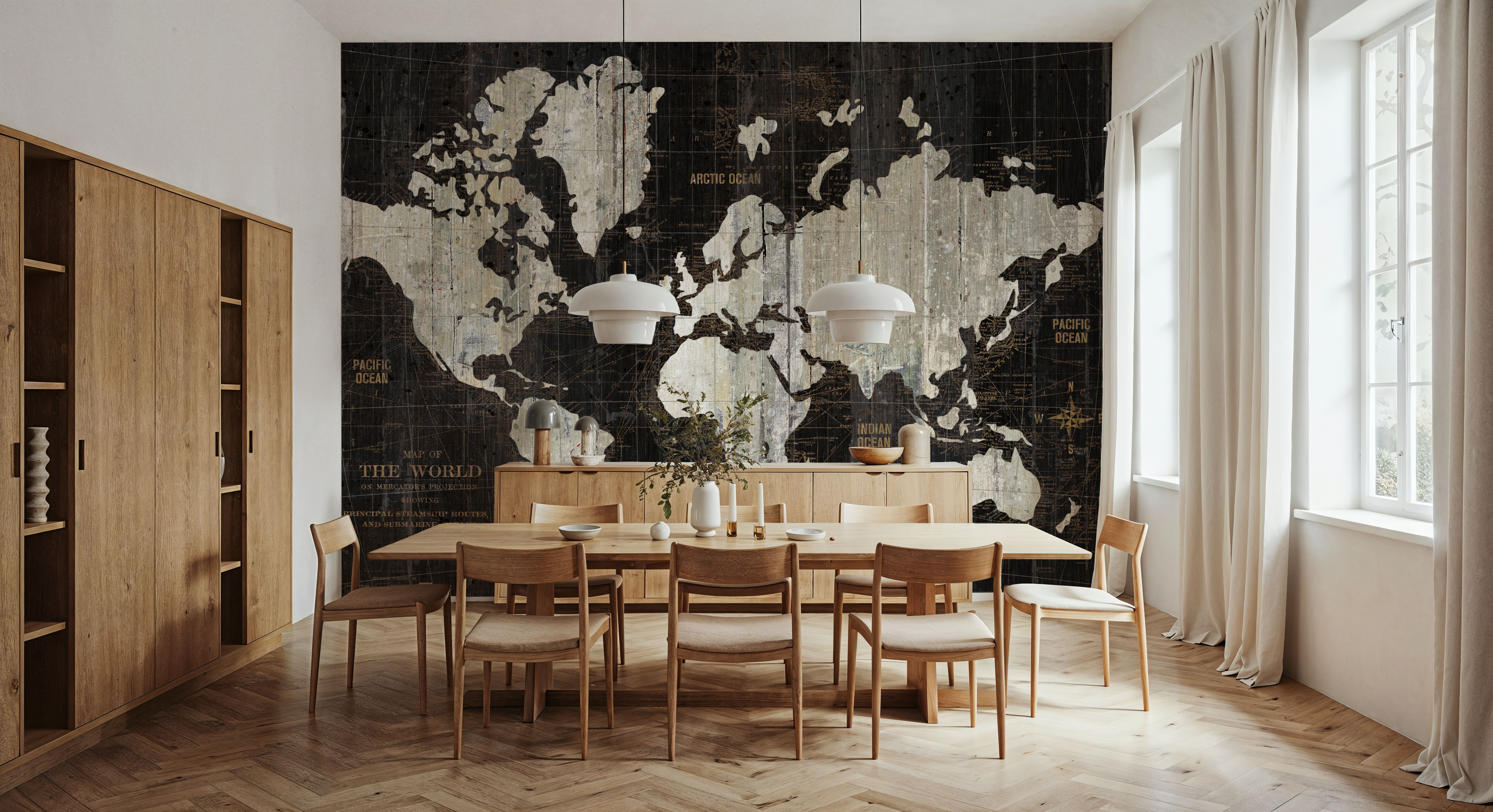 Old Old World, Tapet