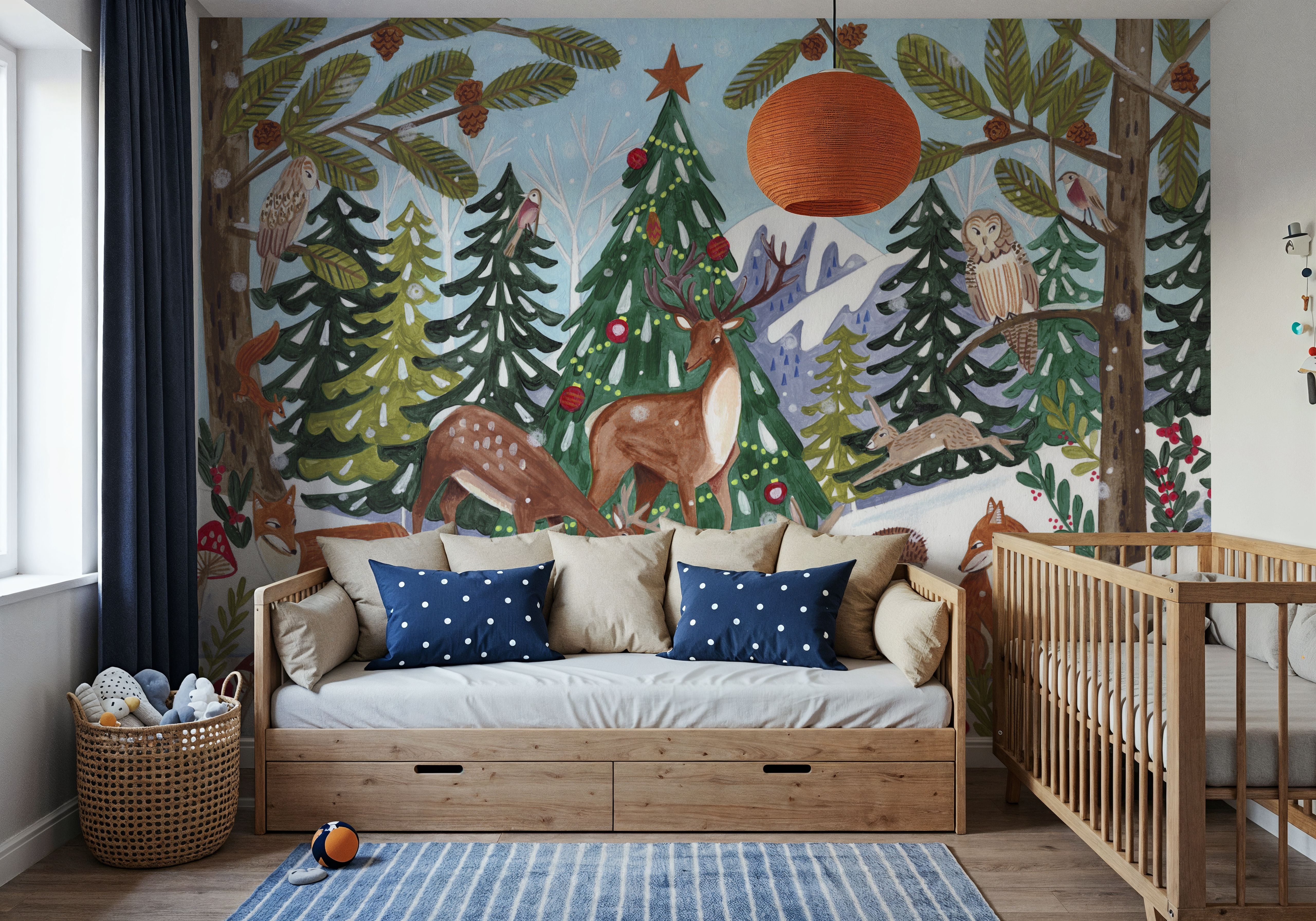 Animal Winter Scene