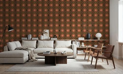 Geo Floral, Chocolate
