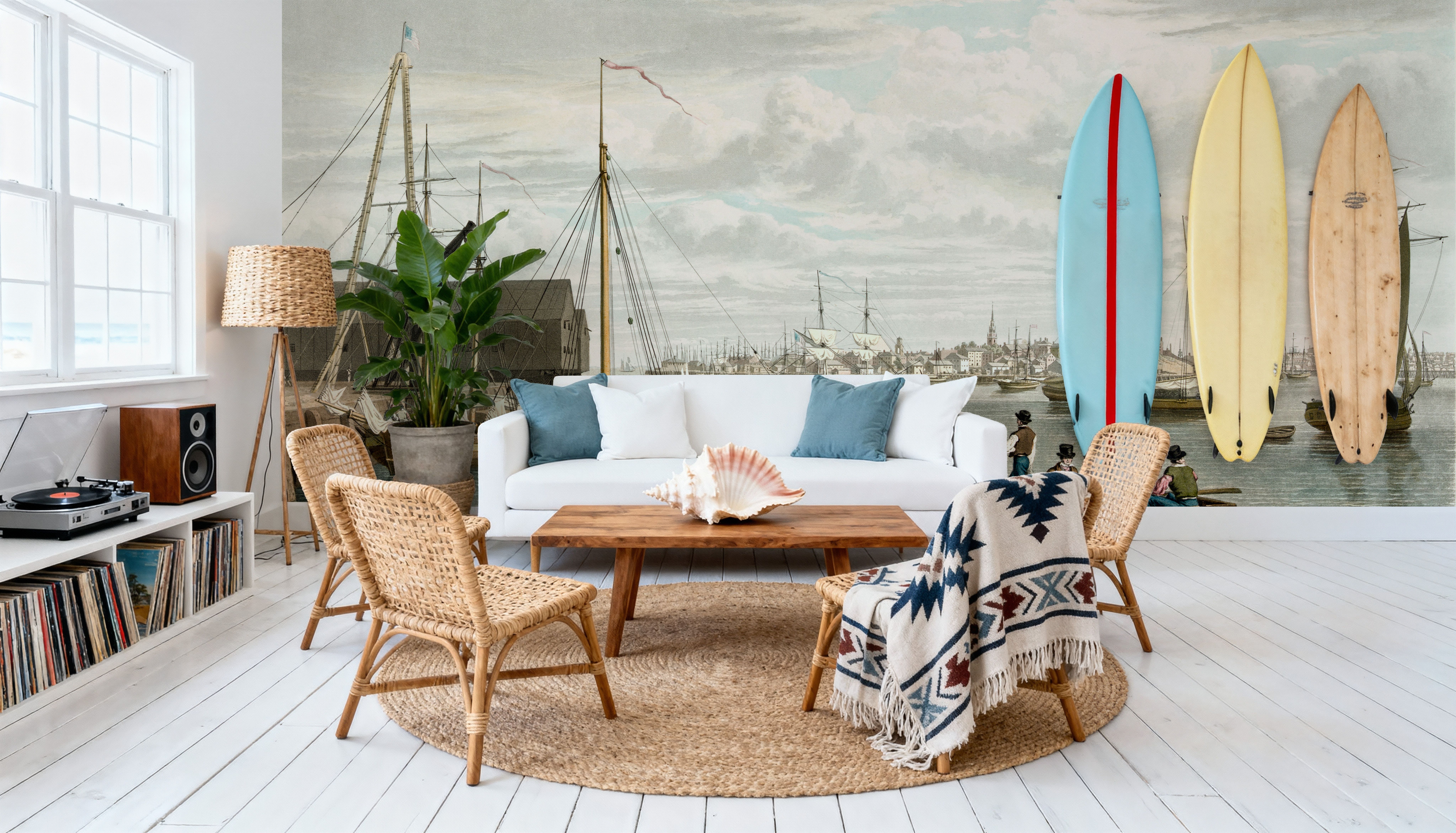 Old view of Boston from City Point 1833