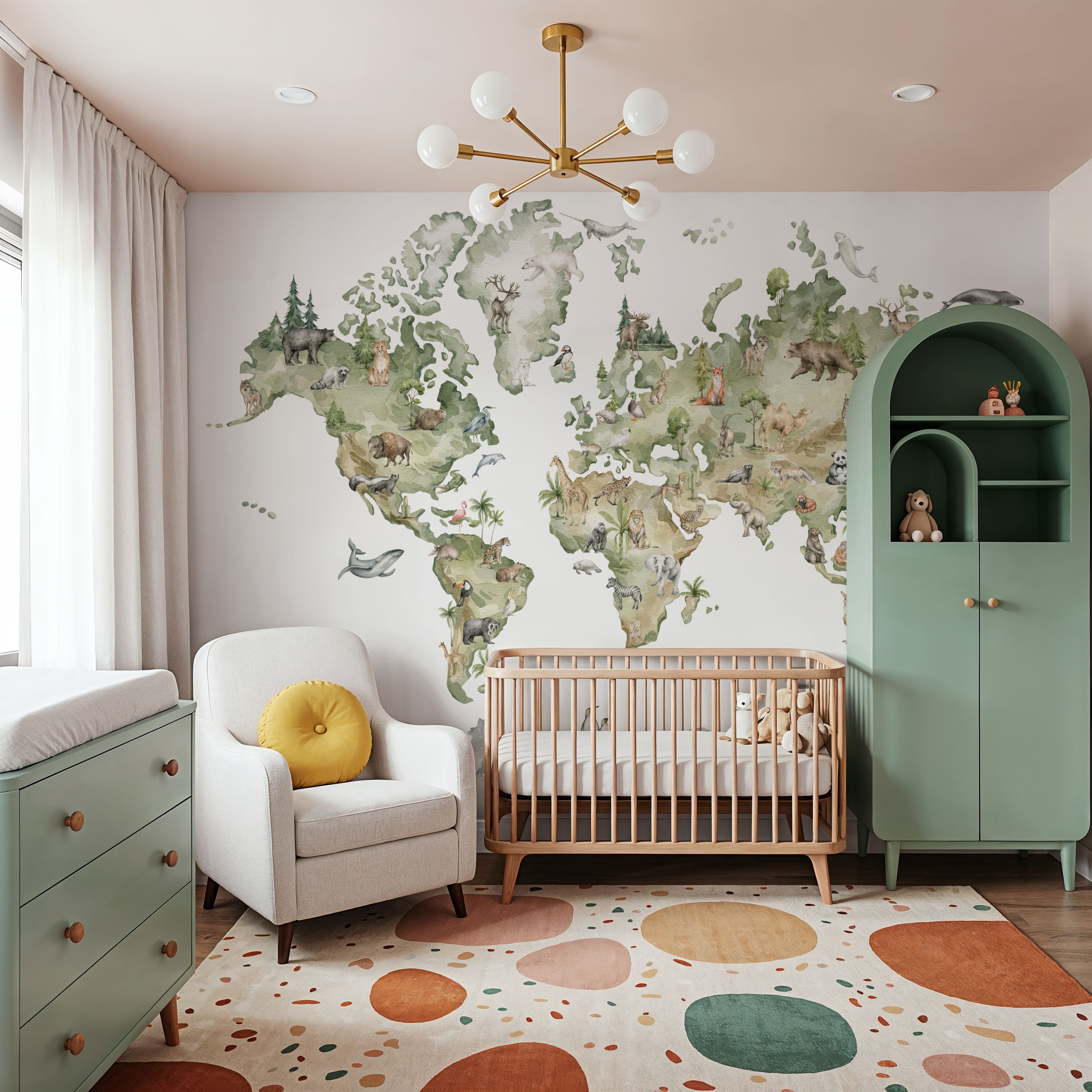Animals From Around the World Map
