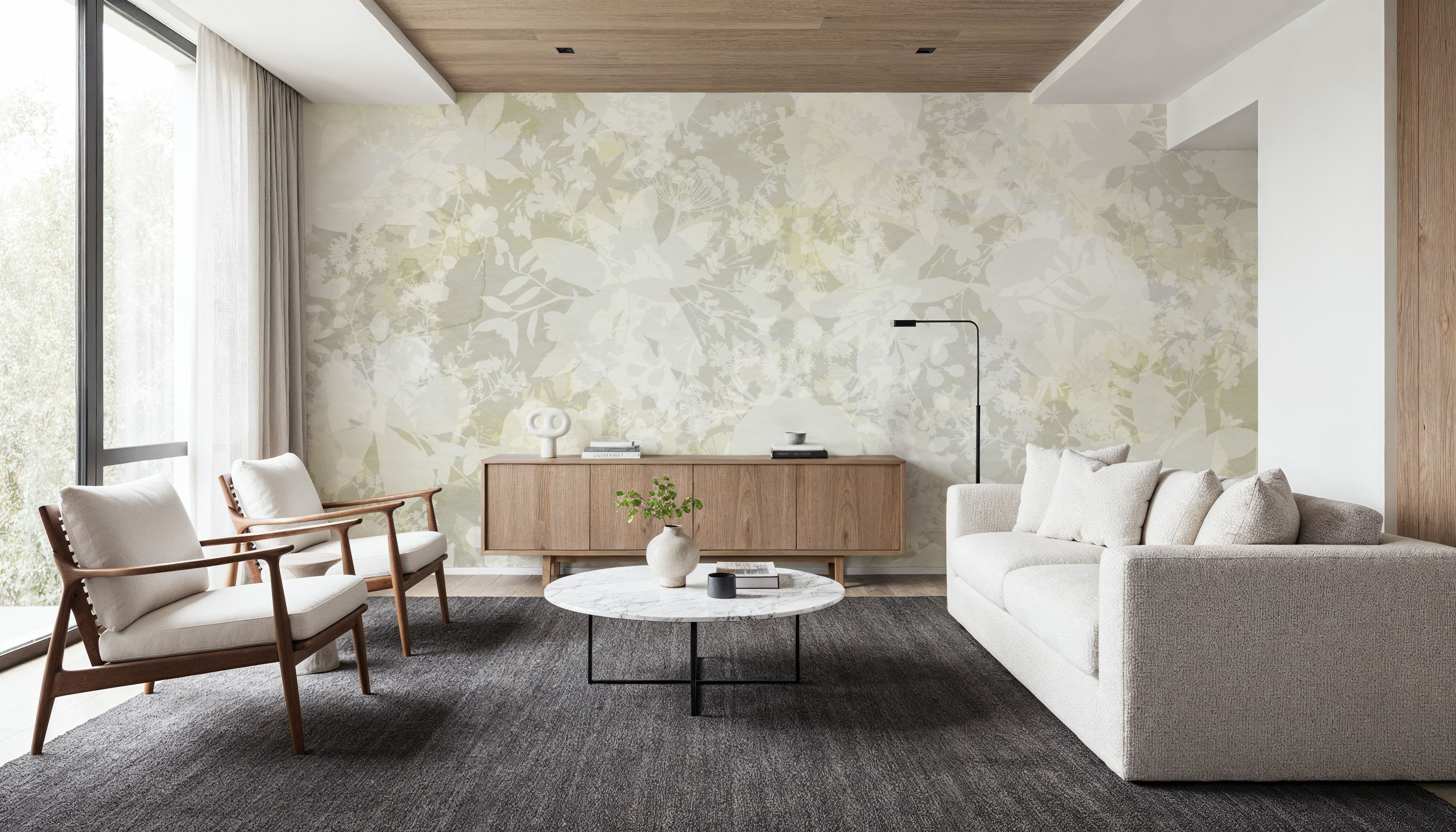 Flower Silhouette Yellow