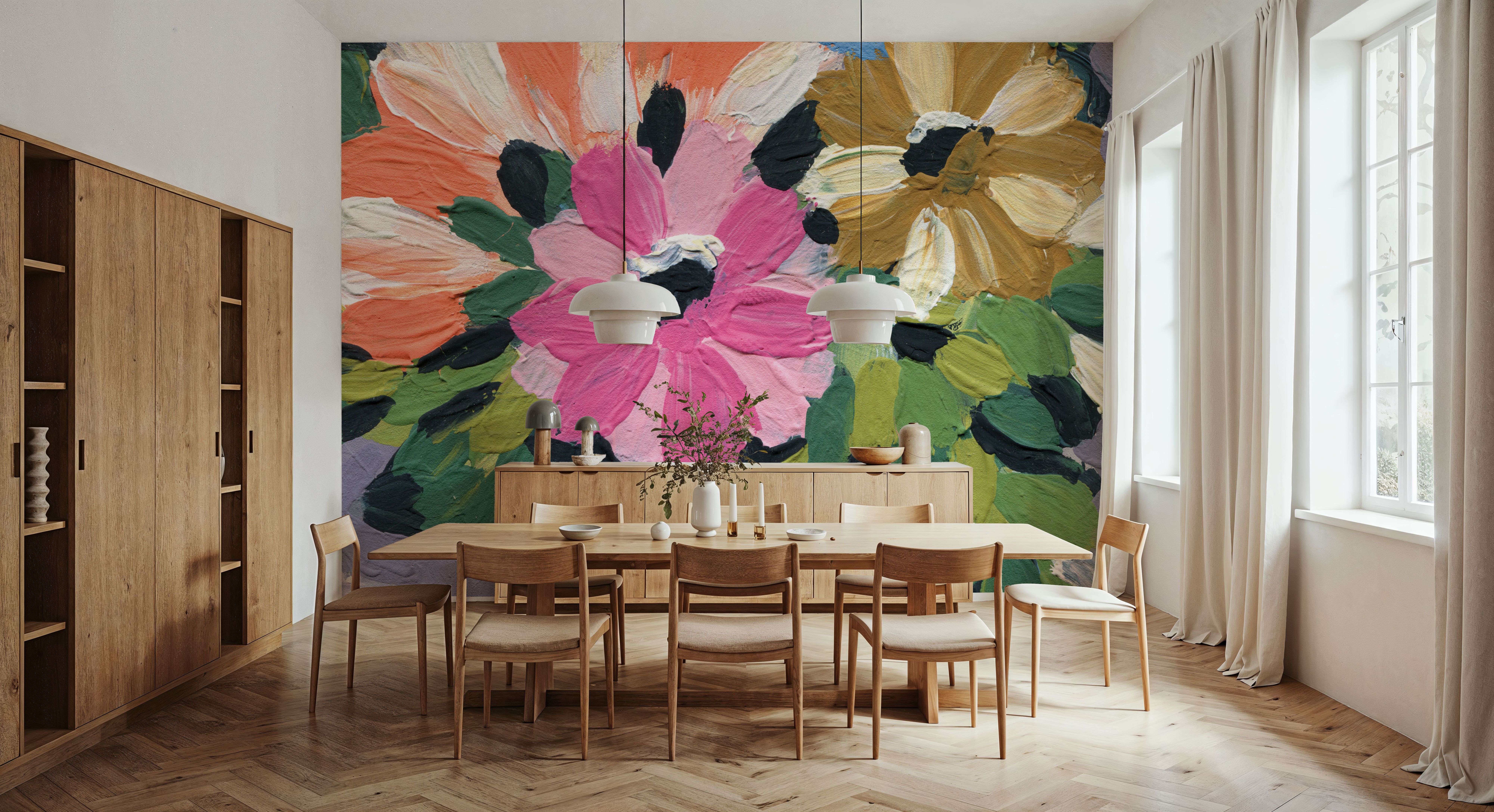 Painterly Florals in Vase I