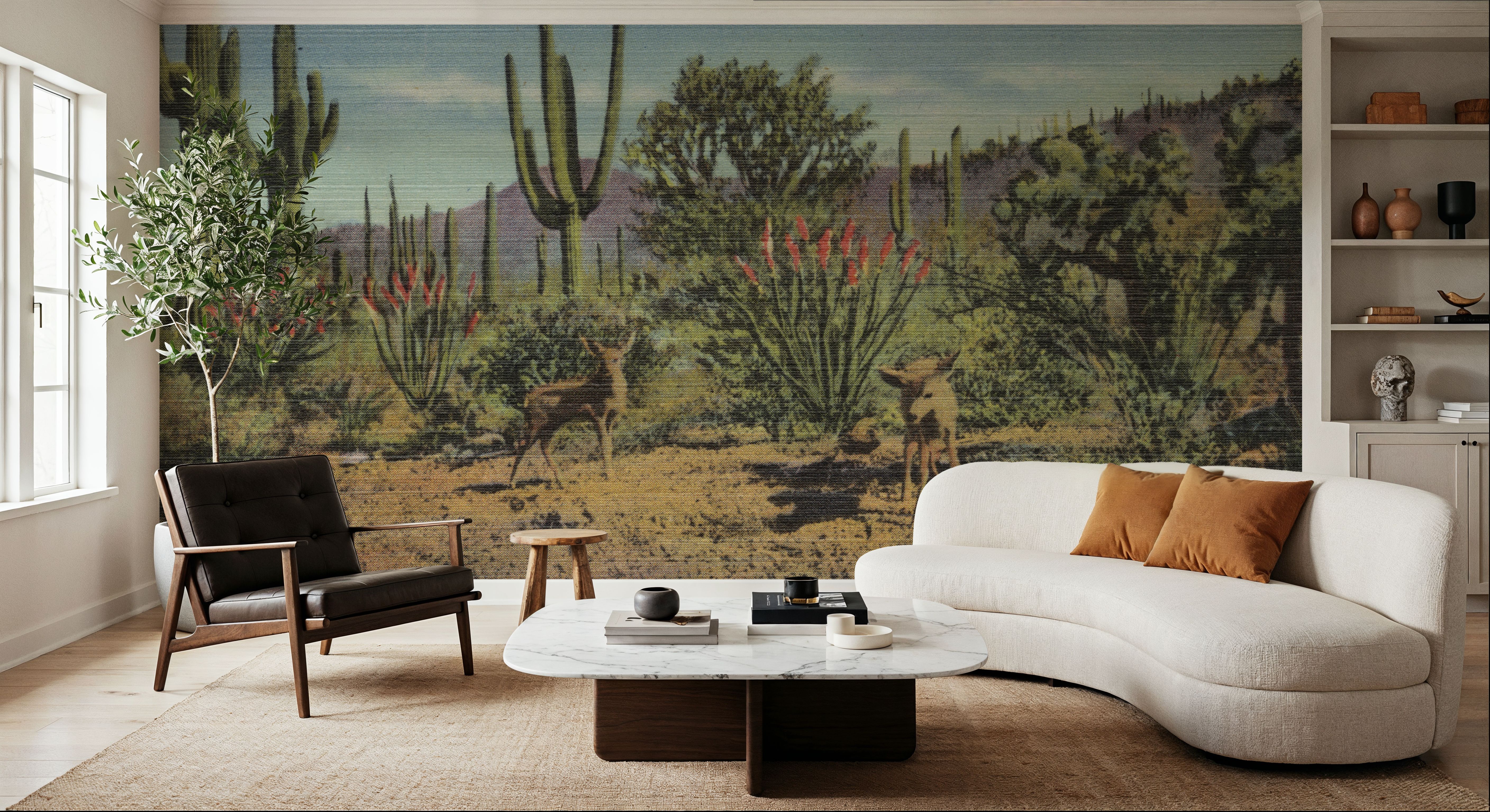 Greetings from Tucson Moutain Park - Screenprint Postcard