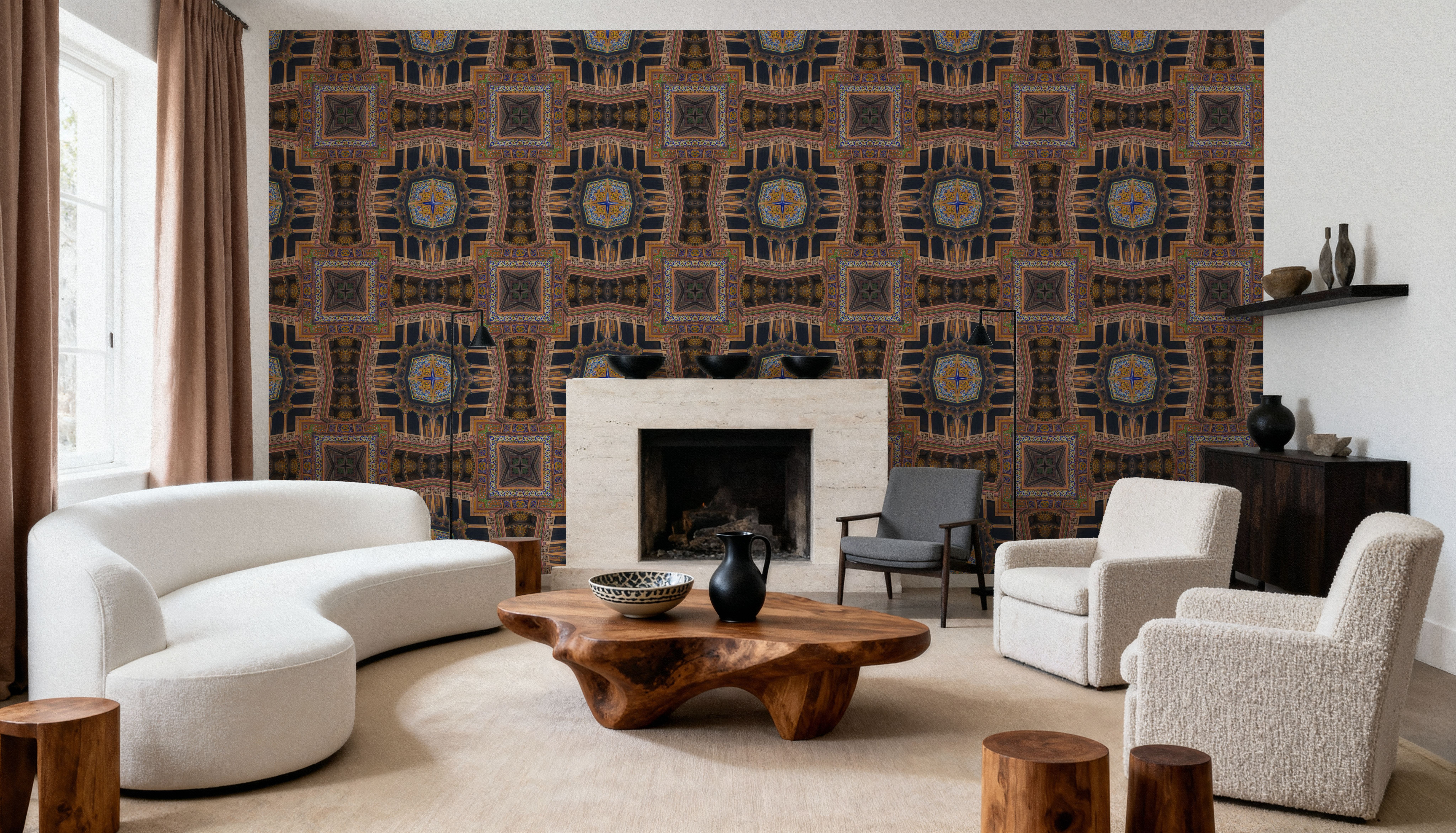 Medieval Ceiling, Wallpaper